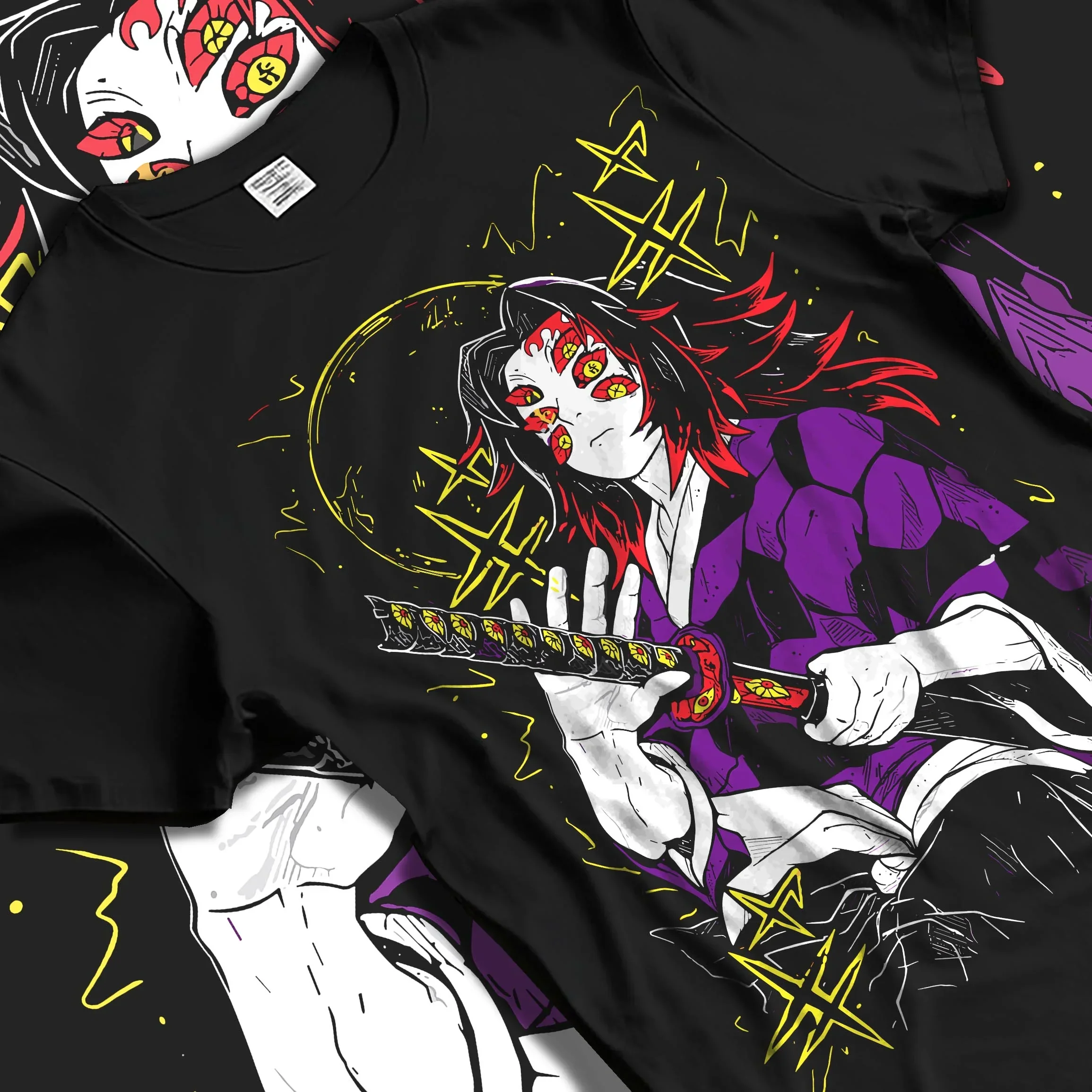 Kokushibo Kimetsu no Yaiba Hoodie Ancient Samurai - Image 5