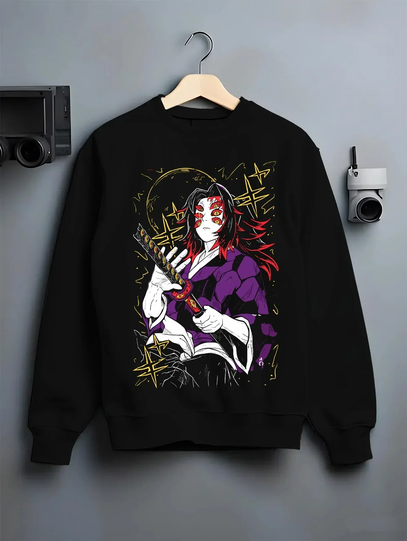 Kokushibo Kimetsu no Yaiba Hoodie Ancient Samurai - Image 6