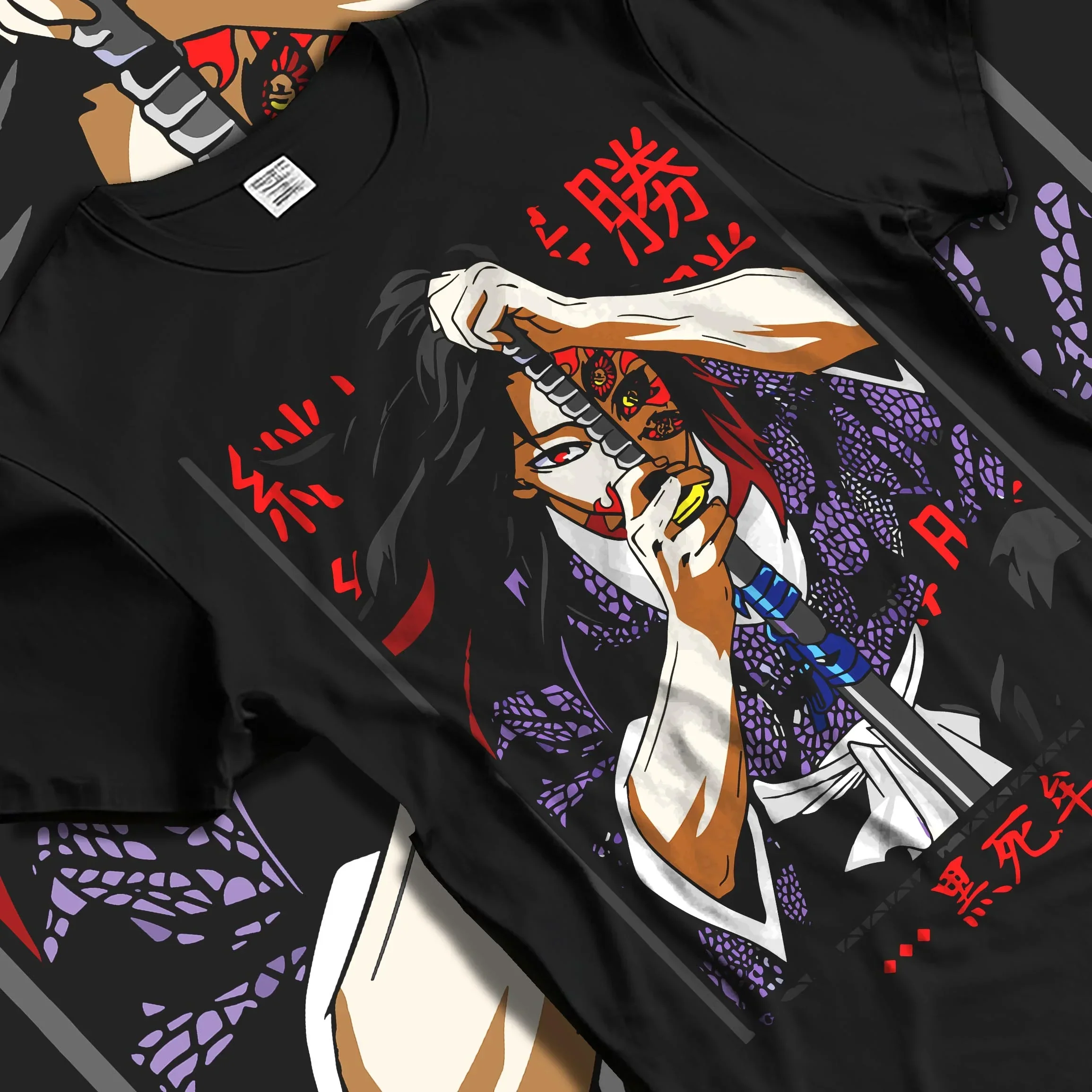 Kokushibo Demon Slayer Hoodie Sword Form - Image 5