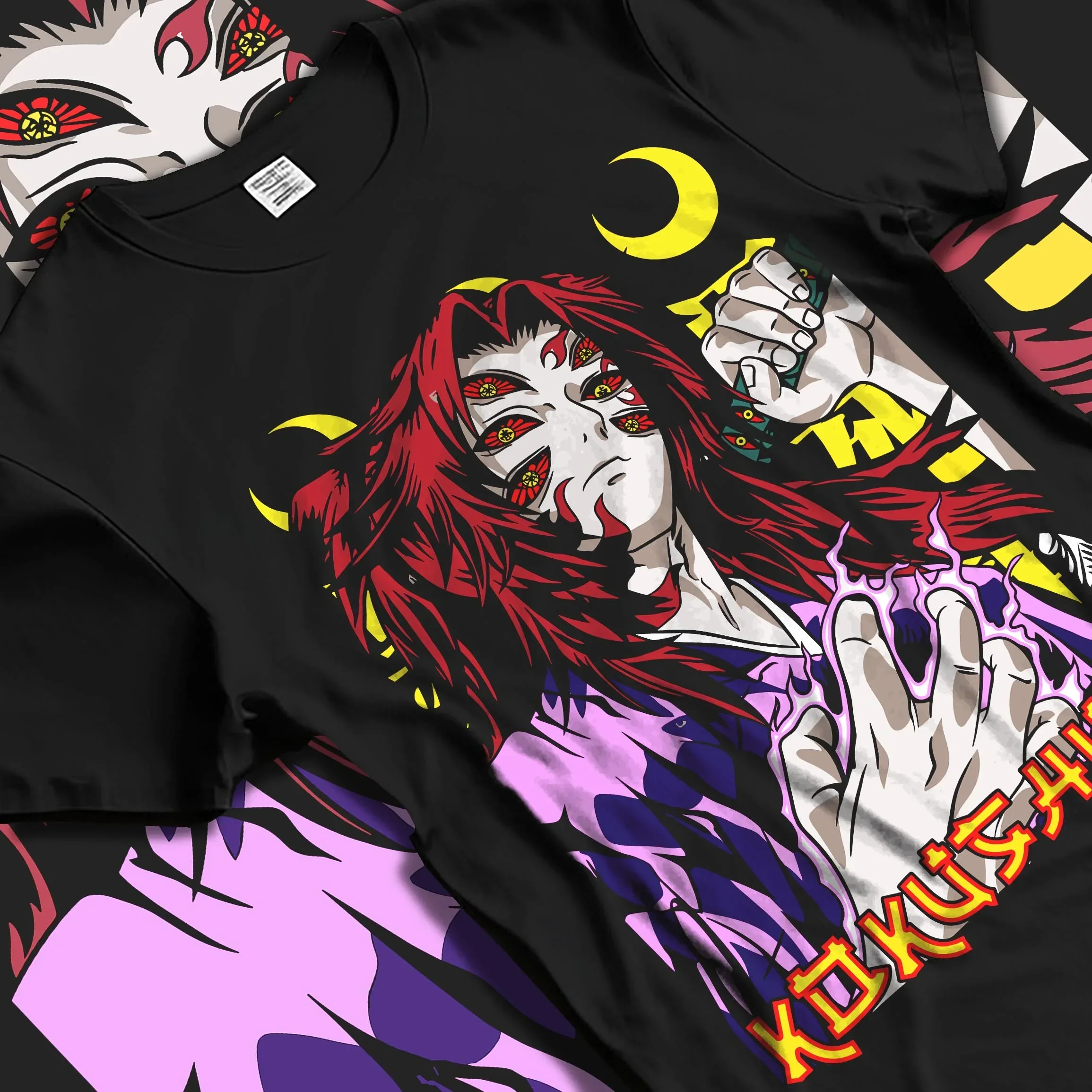 Kokushibo Demon Slayer Hoodie Upper Moon Blade Power - Image 5