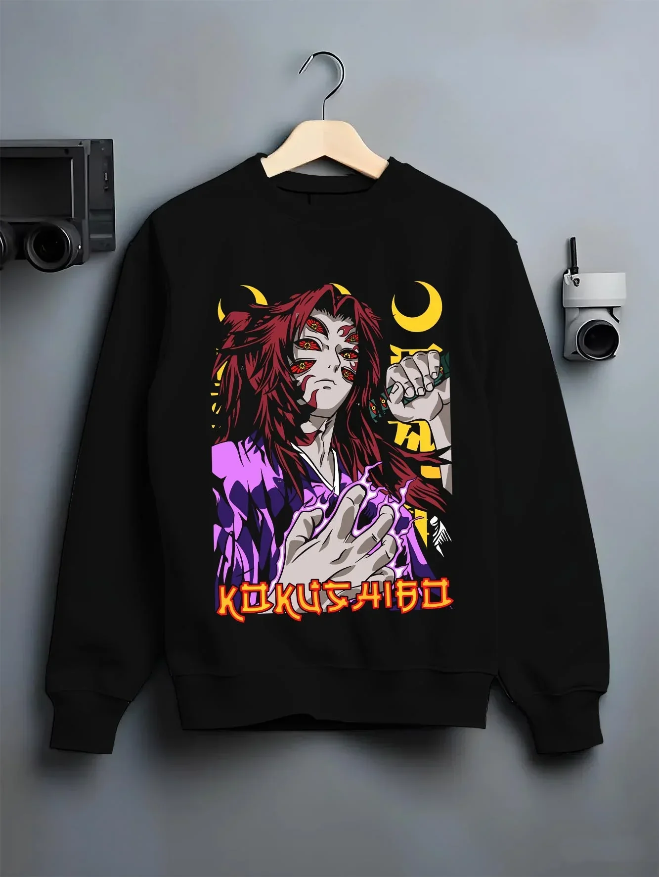 Kokushibo Demon Slayer Hoodie Upper Moon Blade Power - Image 6