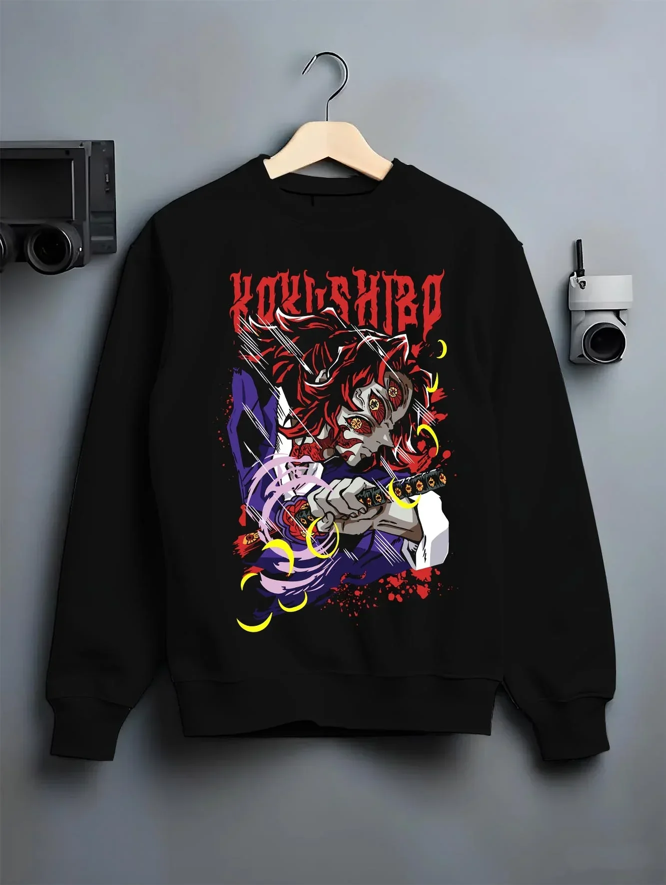 Kokushibo Kimetsu no Yaiba Hoodie Upper Moon - Image 6