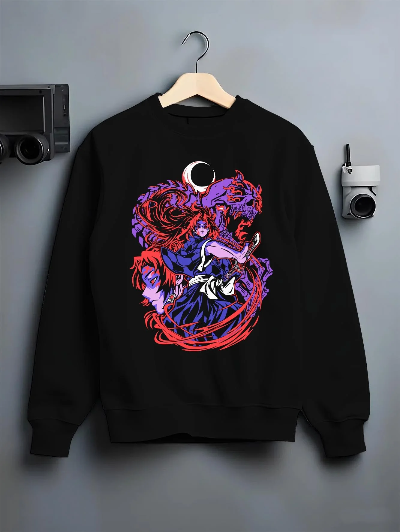 Kokushibo & Yoriichi Kimetsu no Yaiba Anime Hoodie - Image 6