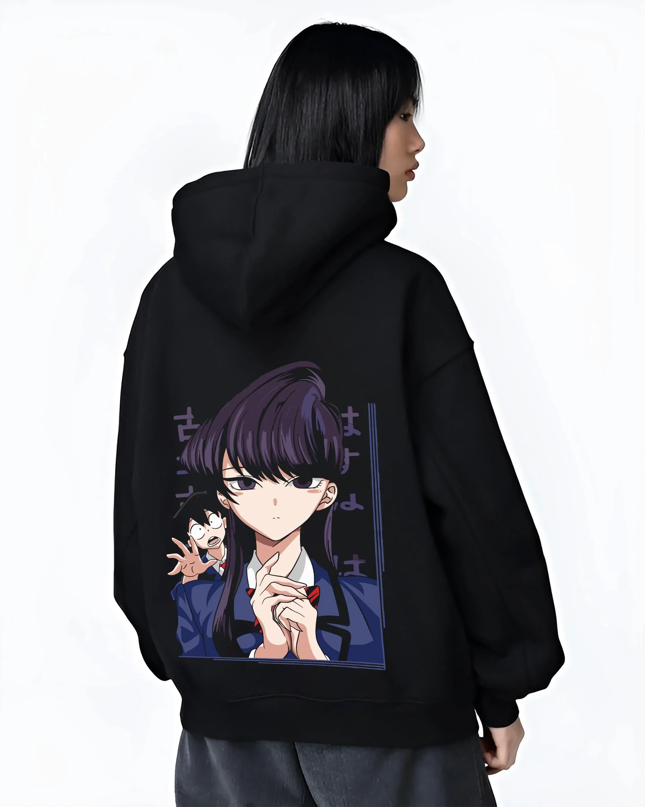 Komi Can’t Communicate Hoodie Shouko Komi School Uniform - Image 3