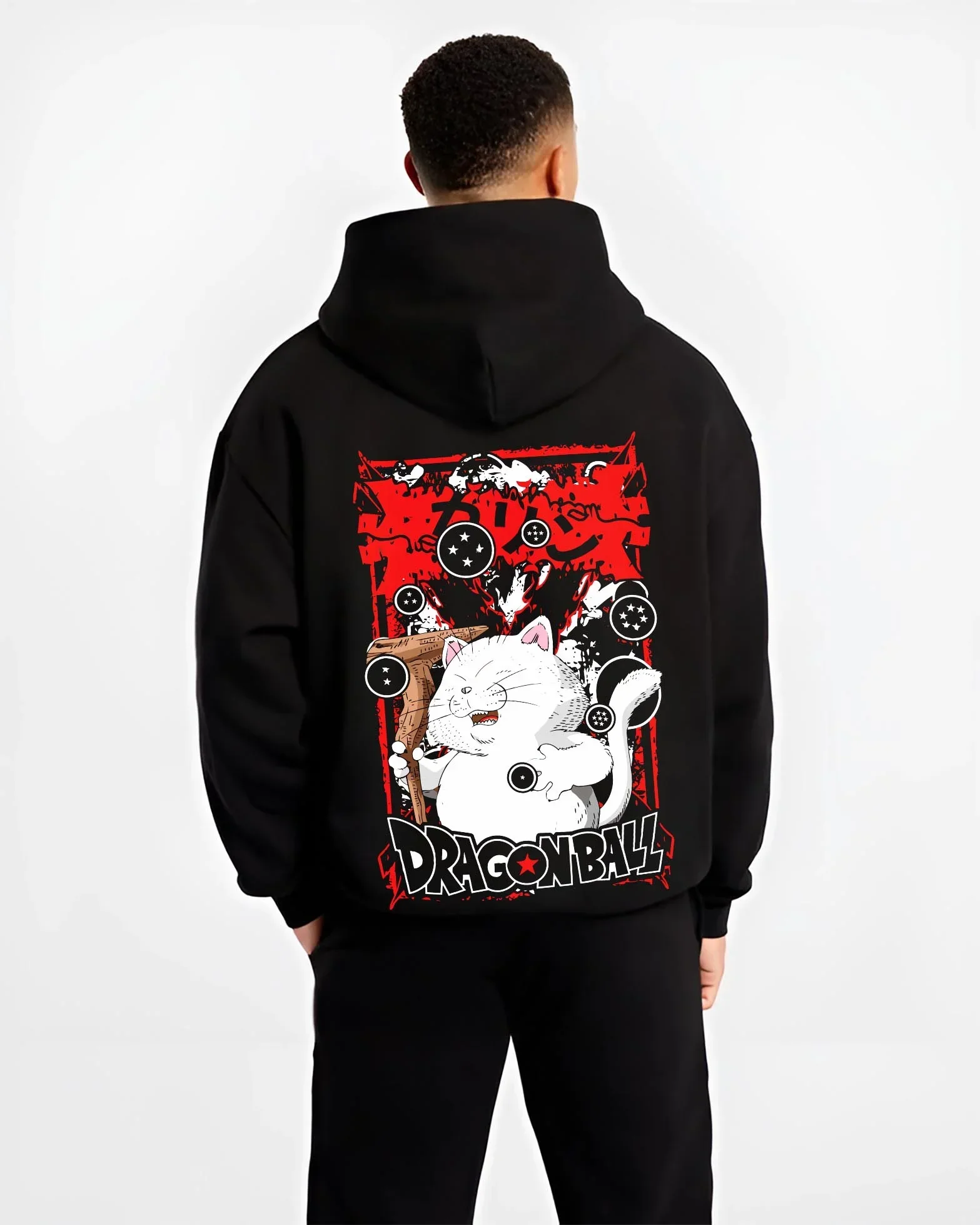 Dragon Ball Hoodie Korin Tower Guardian Cat Design - Image 2