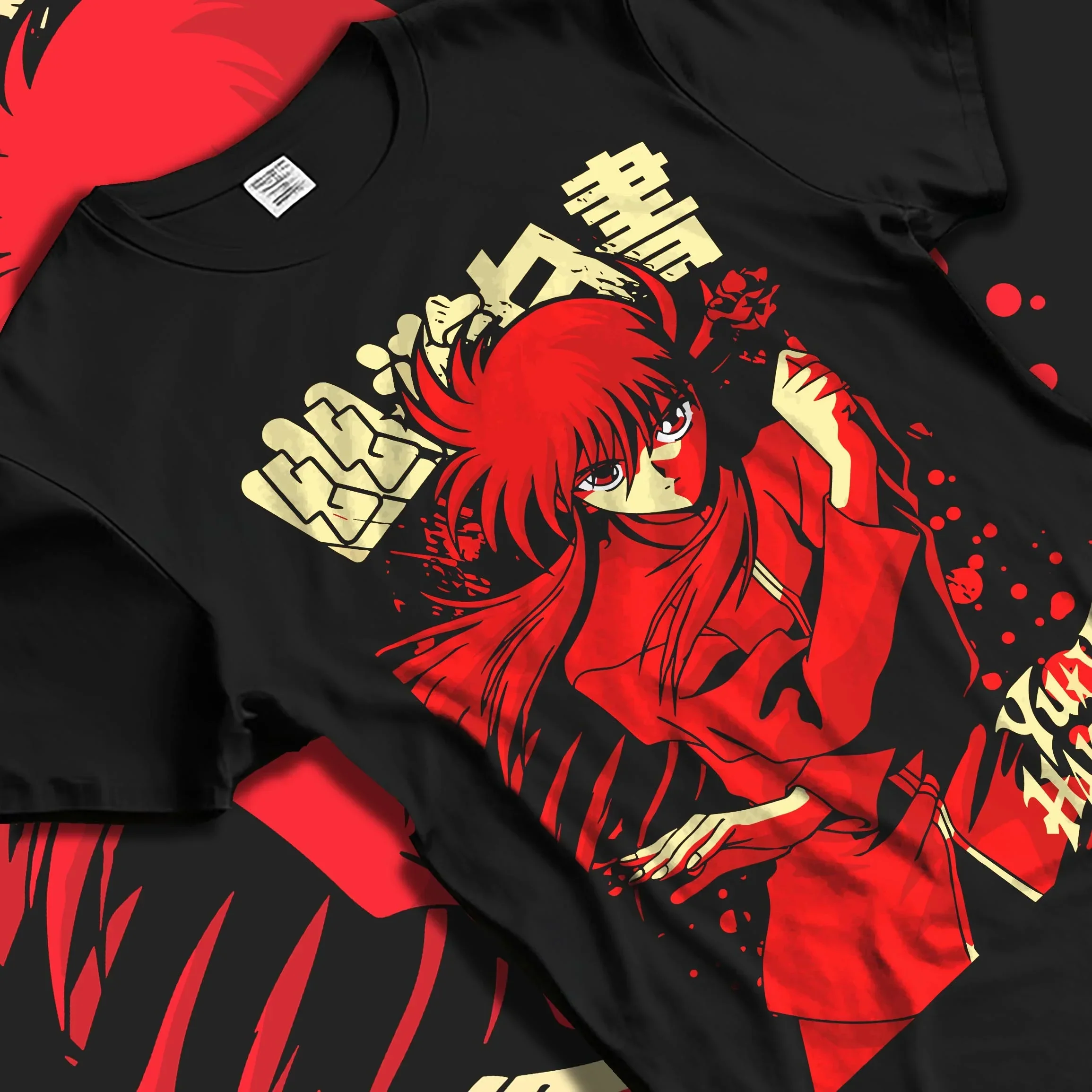 Kurama Hoodie Yu Yu Hakusho Red Battle Stance - Image 5
