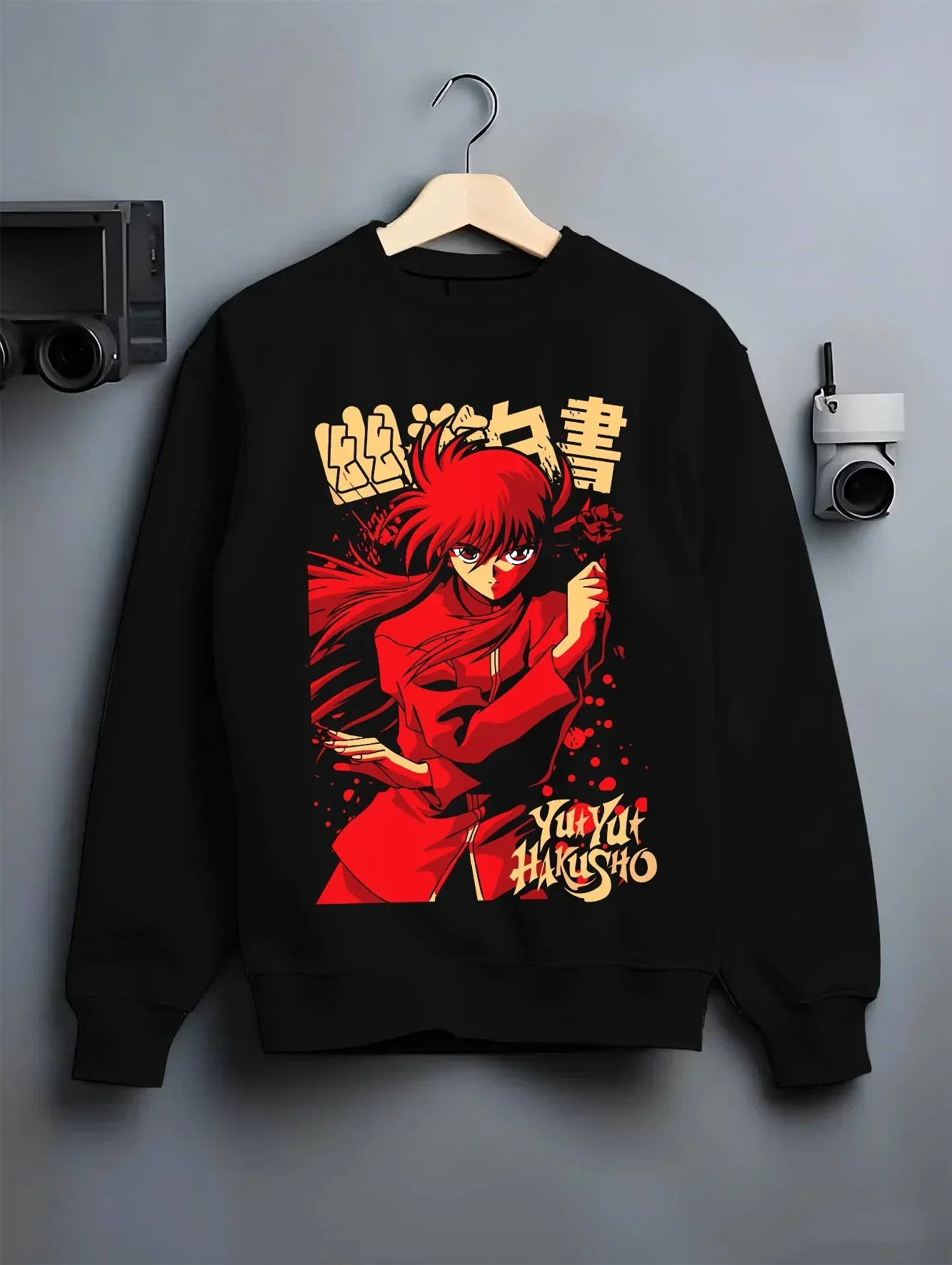 Kurama Hoodie Yu Yu Hakusho Red Battle Stance - Image 6