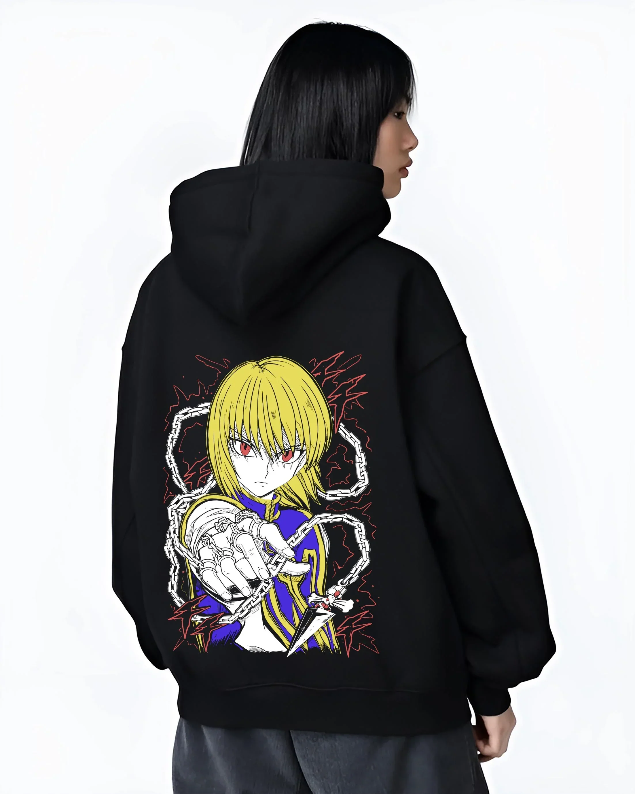 Kurapika Hoodie Hunter x Hunter Chain Emperor - Image 3