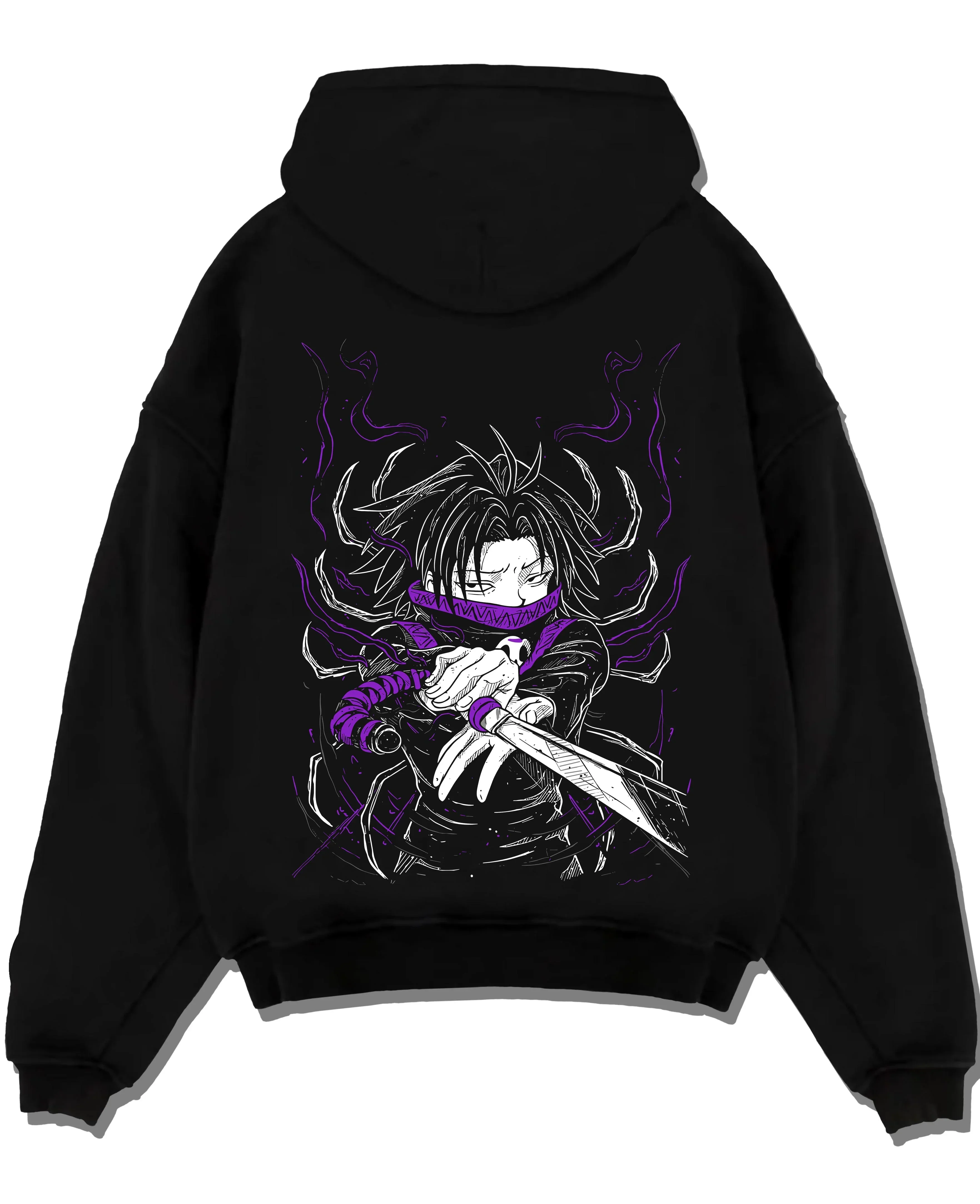 Kurapika Hunter x Hunter Hoodie Scarlet Eyes Chain Power
