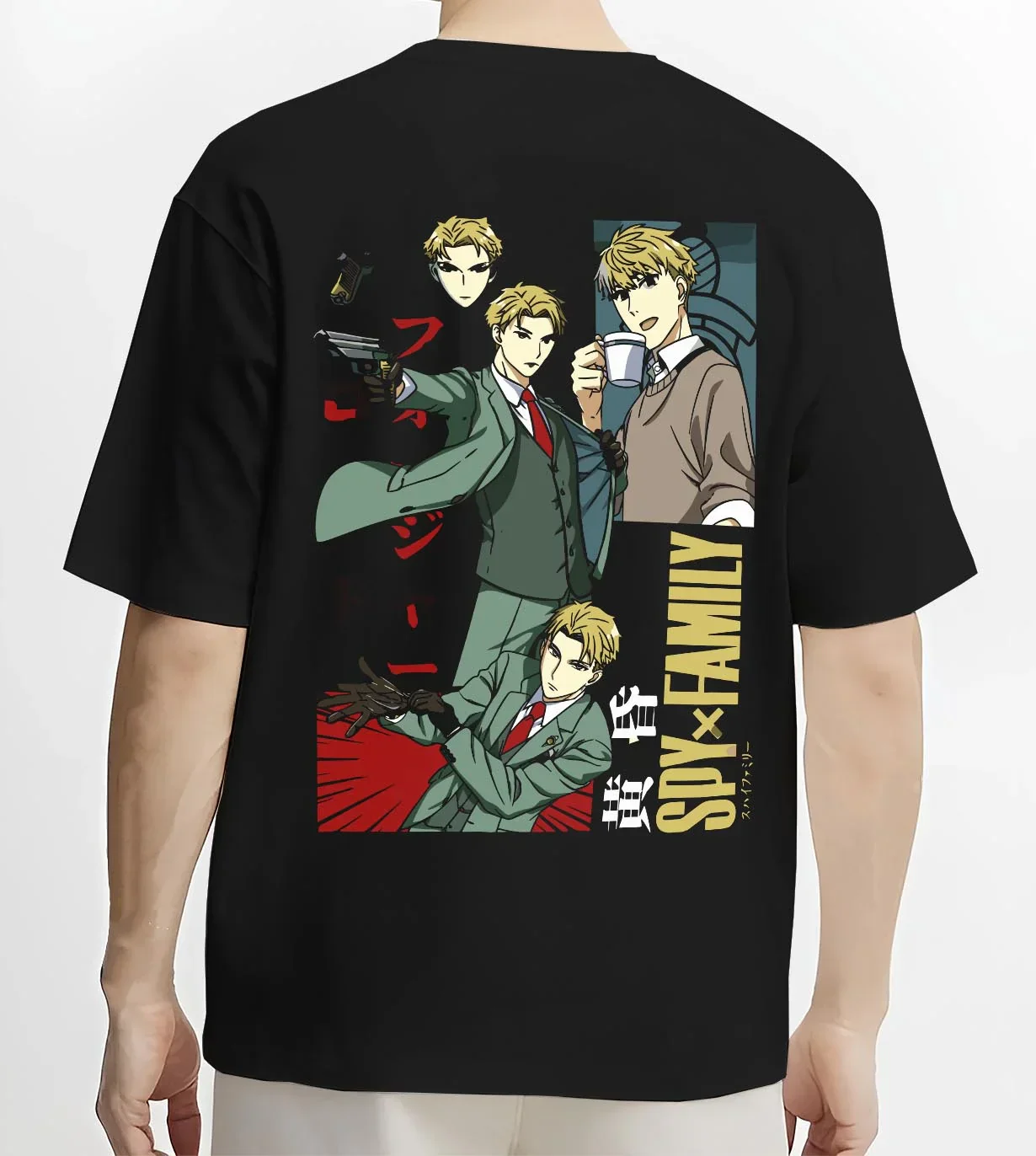 Loid Forger Hoodie Spy x Family Anime Agent Retro Streetwear - Image 4