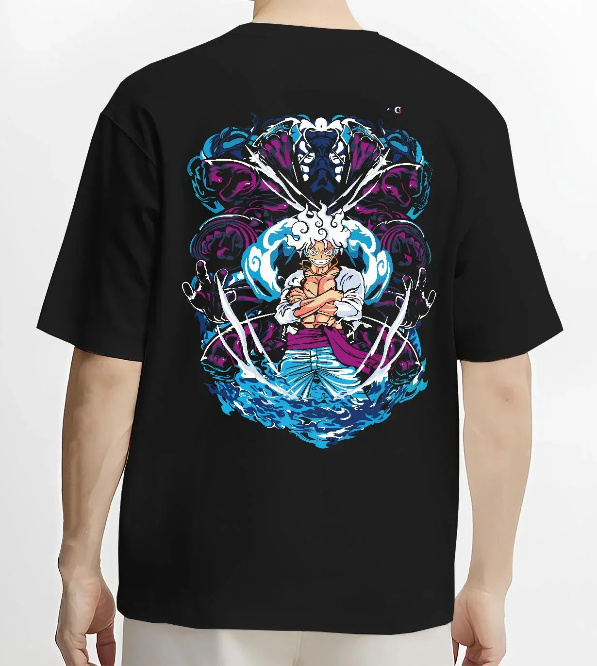 One Piece Hoodie Luffy Gear Fifth Panel Jumper - Image 4