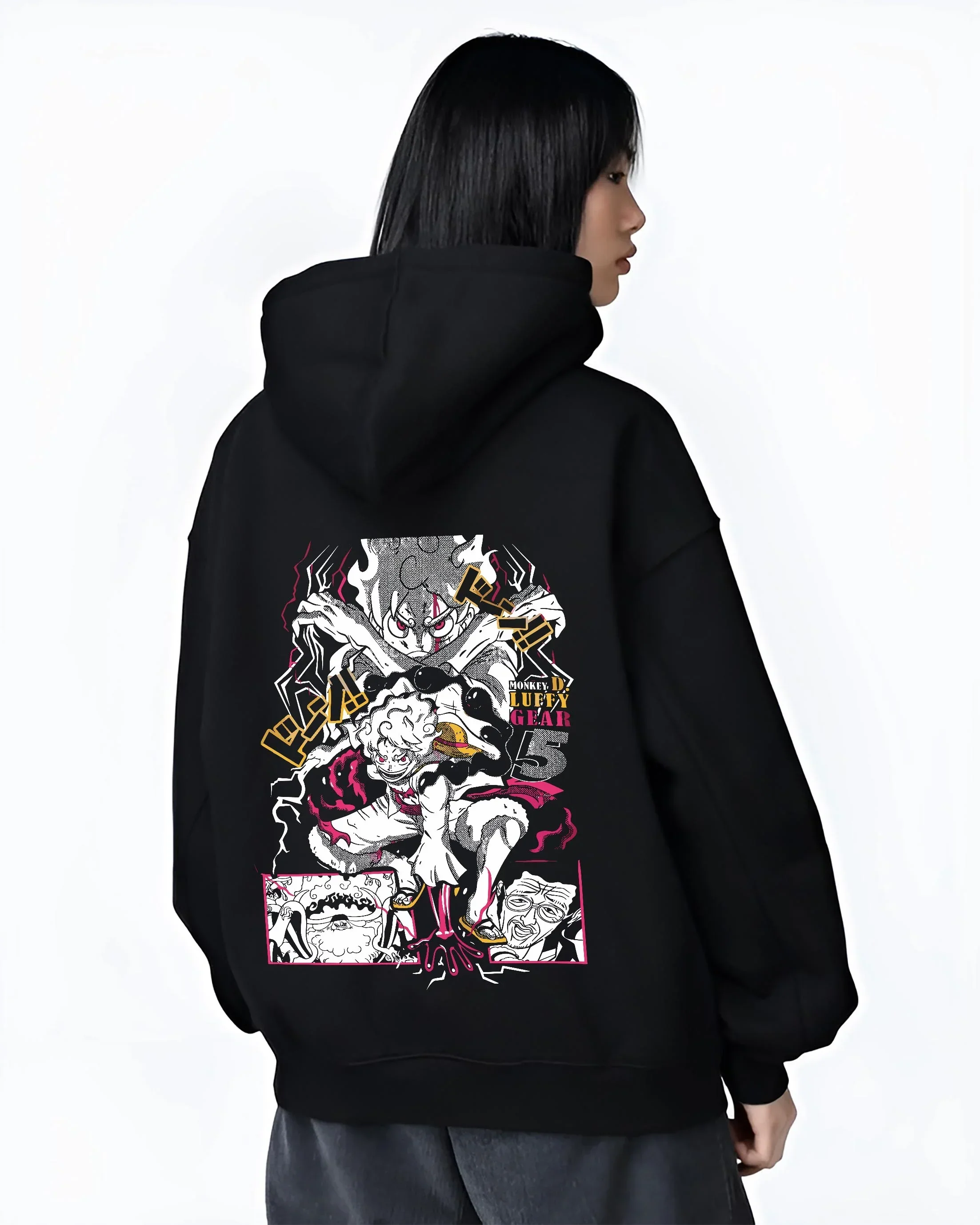 One Piece Hoodie Luffy Gear Fifth Water Jumper - Image 3