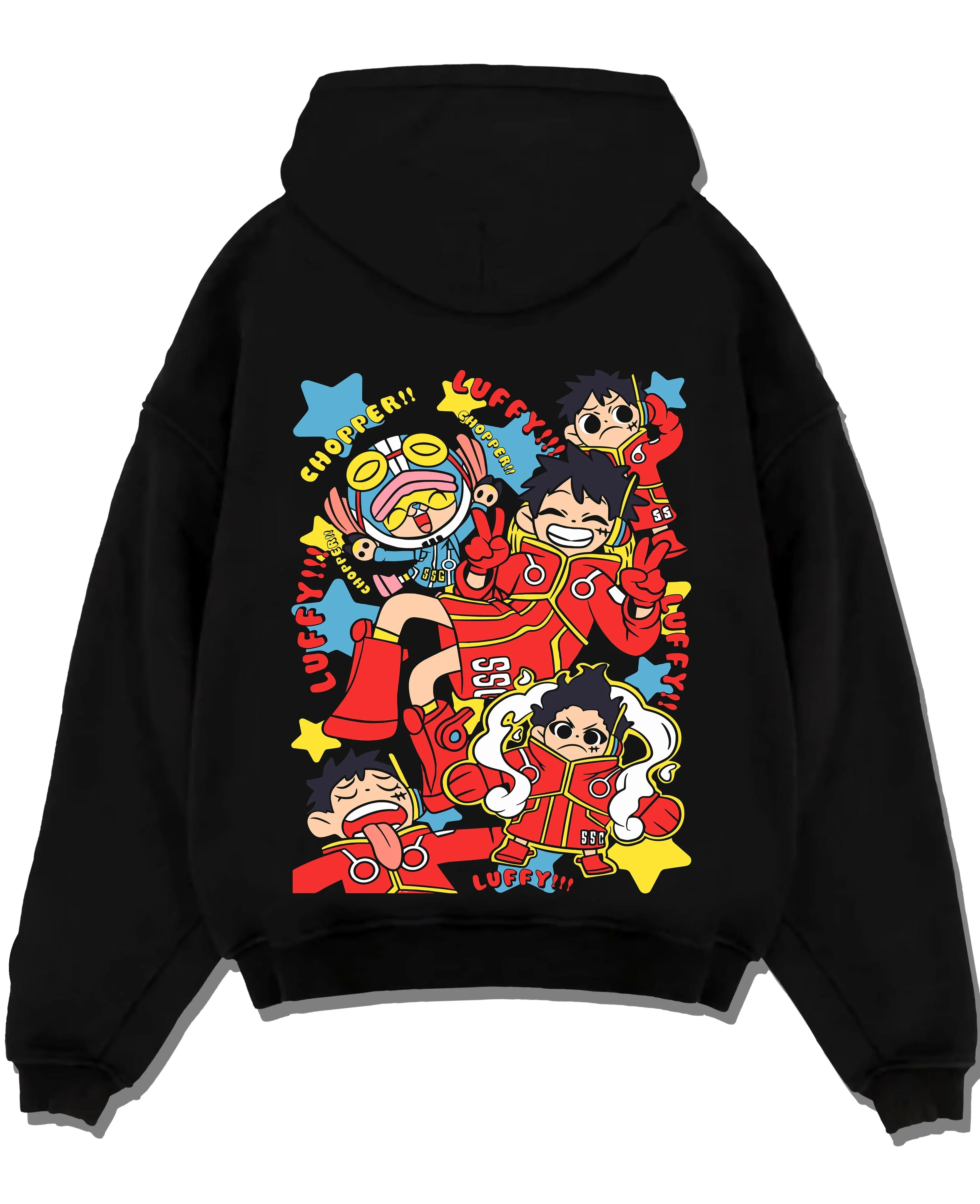 Luffy Hoodie One Piece Anime Chopper Playful