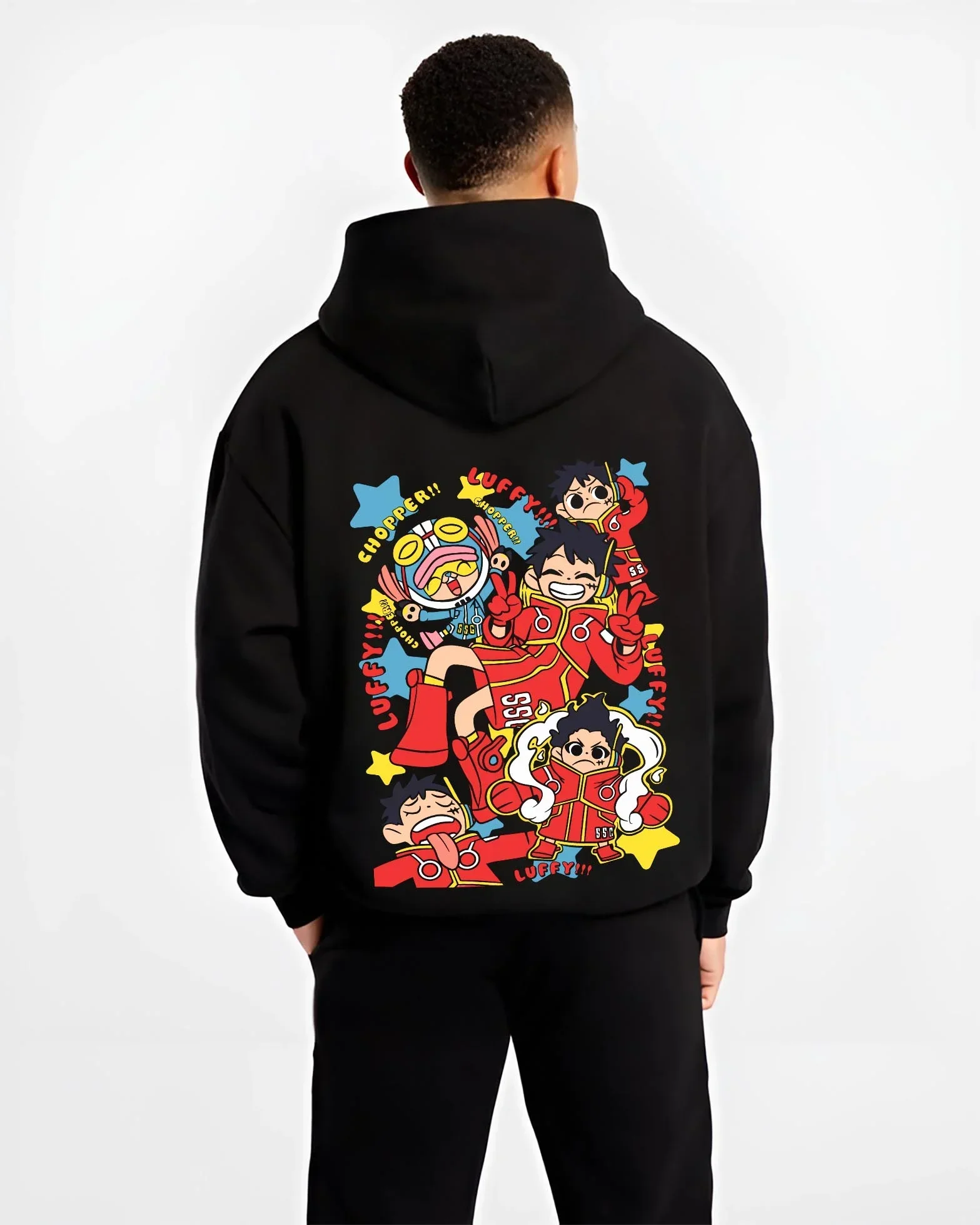 Luffy Hoodie One Piece Anime Chopper Playful - Image 2