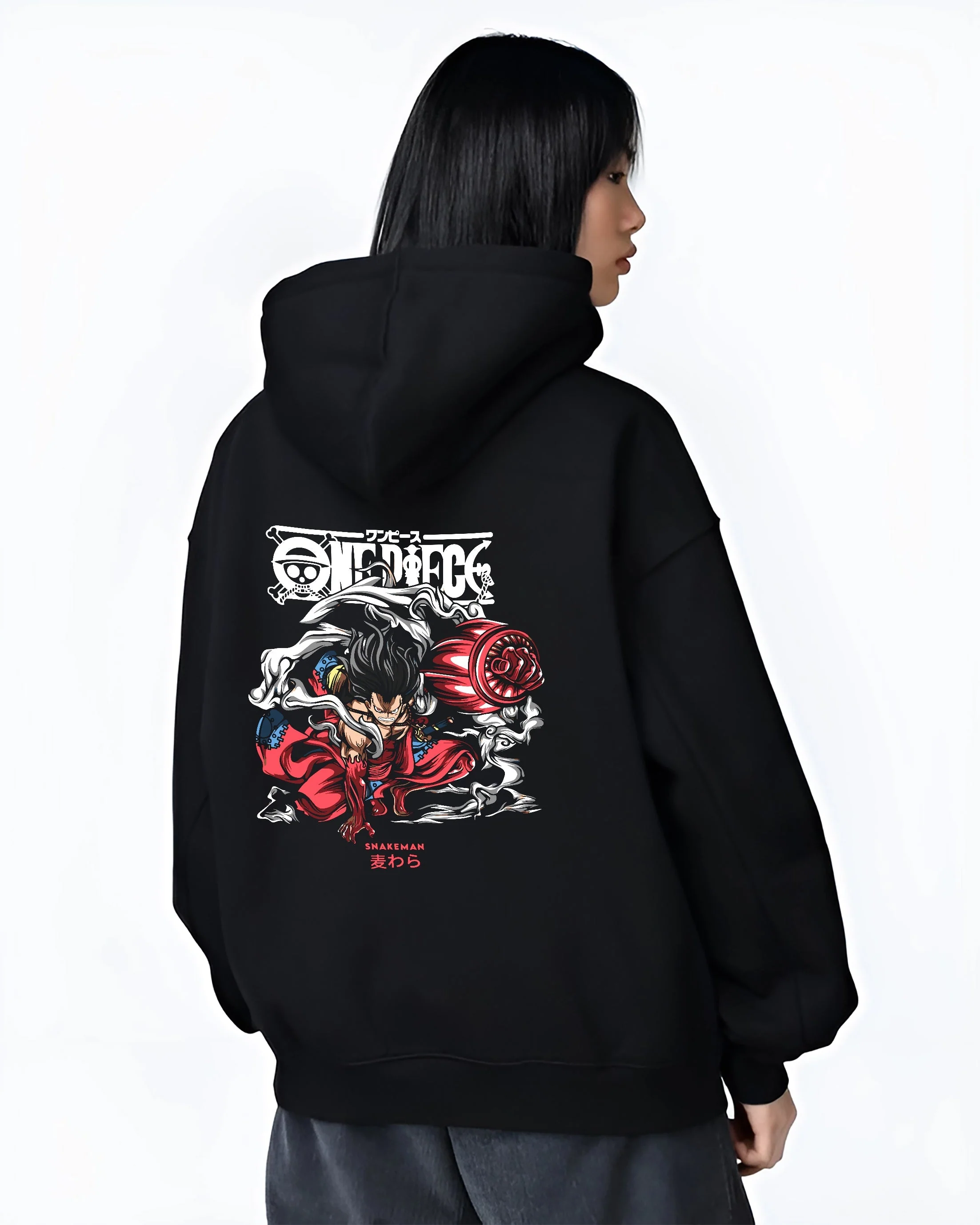 Luffy Gear Fourth Snakeman One Piece Anime Hoodie - Image 3