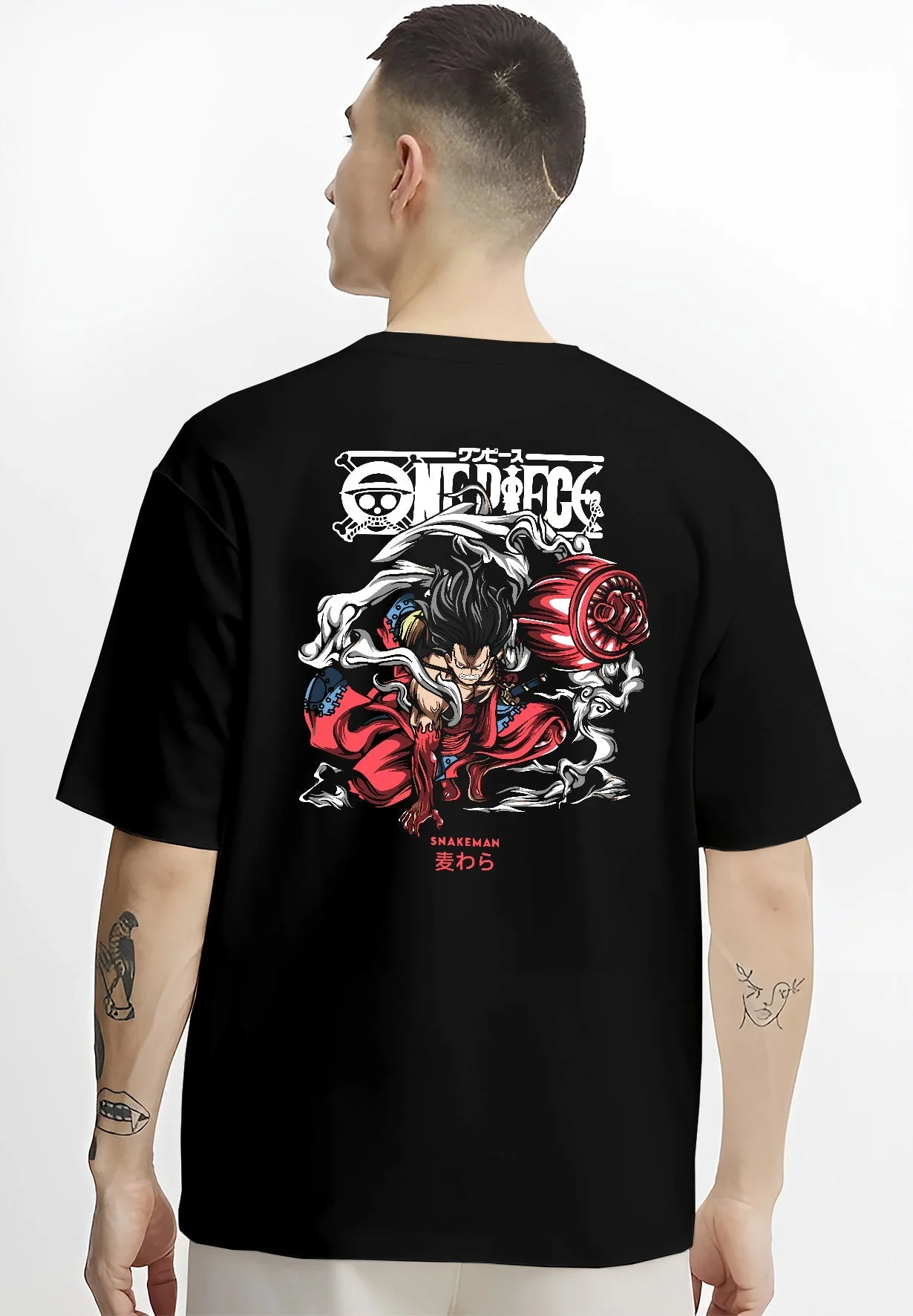 Luffy Gear Fourth Snakeman One Piece Anime Hoodie - Image 4
