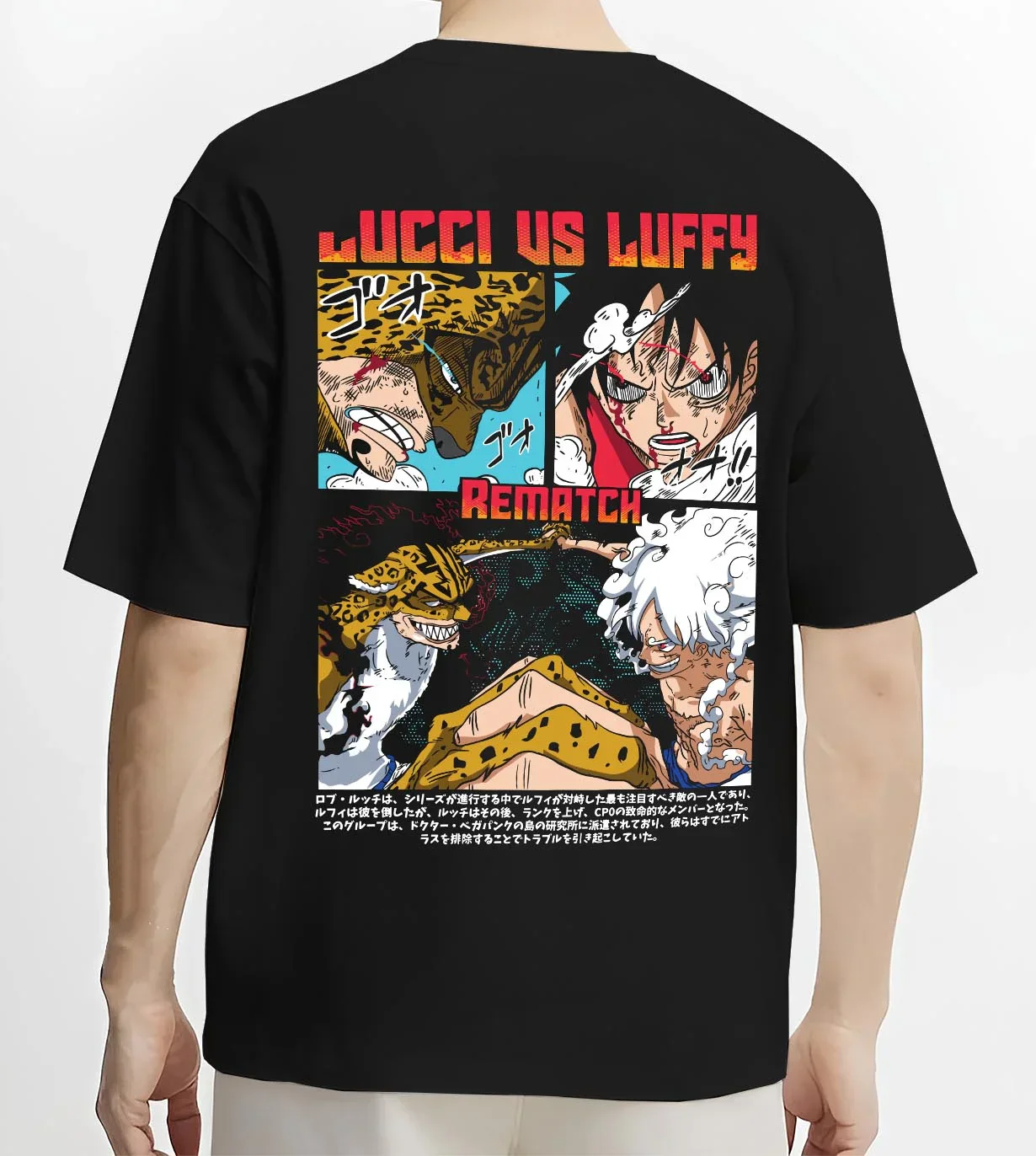 Luffy vs Lucci Hoodie One Piece Rematch Epic - Image 4
