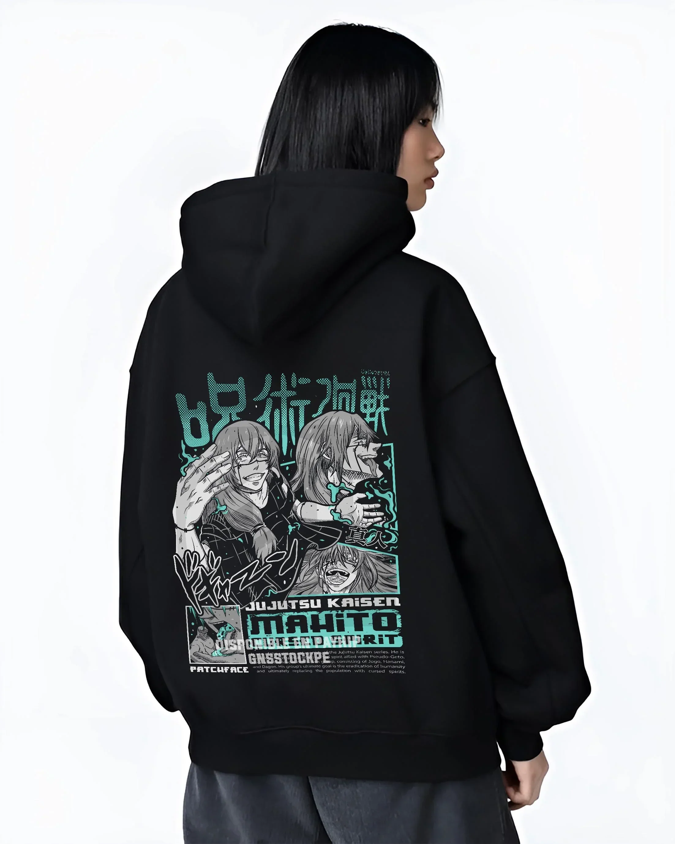 Mahito Jujutsu Kaisen Hoodie Idle Transfiguration Curse - Image 3