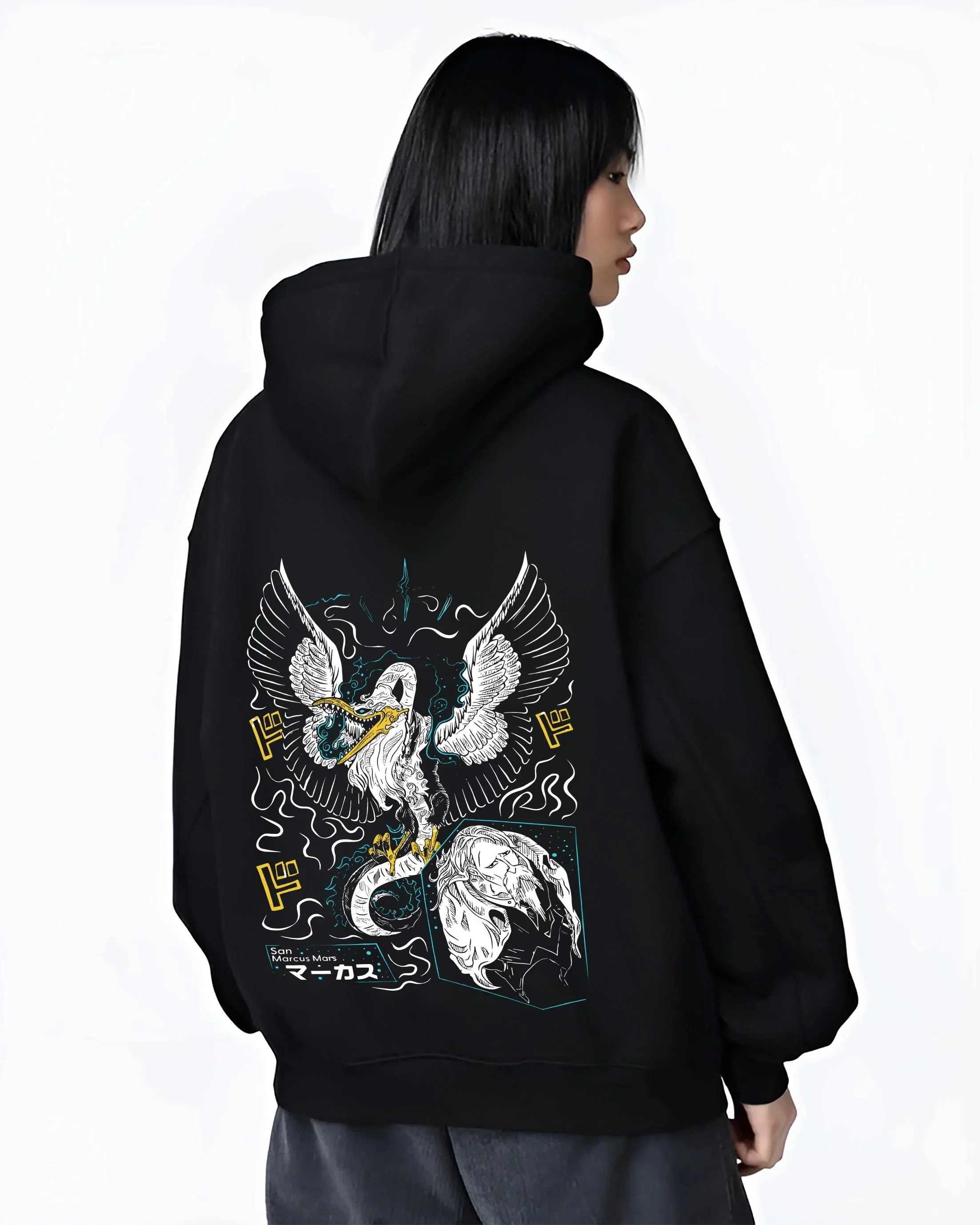 Marcus Hoodie Saint Seiya Mythical Phoenix Armor - Image 3
