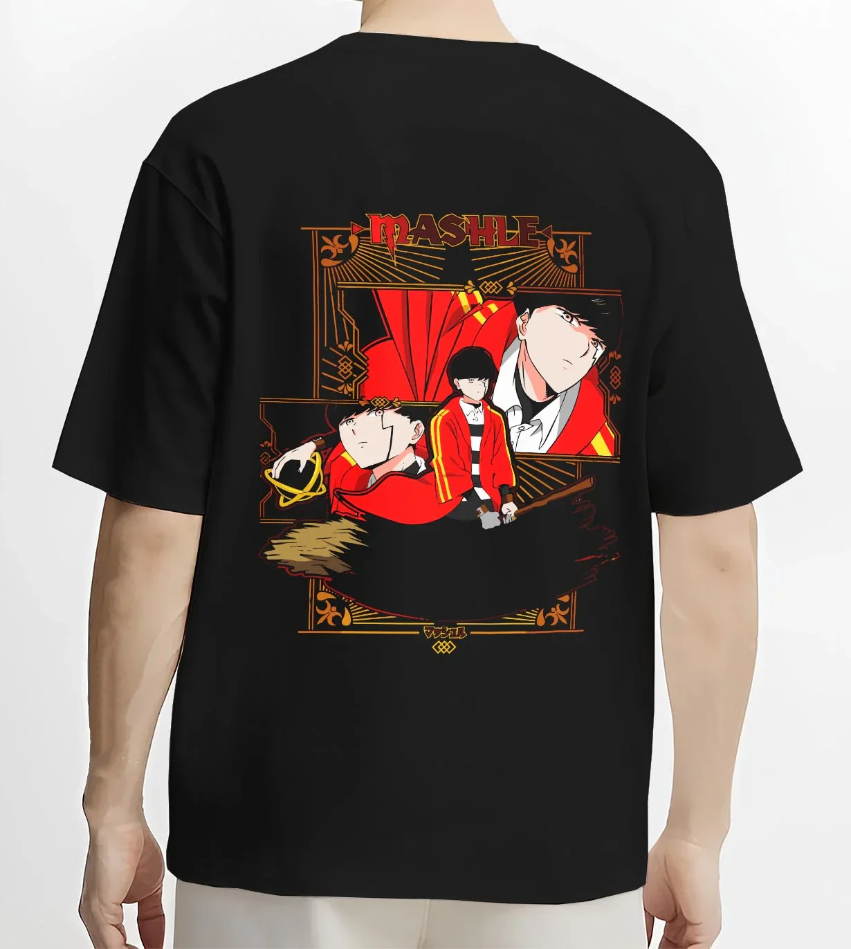 Mash Burnedead Hoodie Mashle Crimson Rage - Image 4