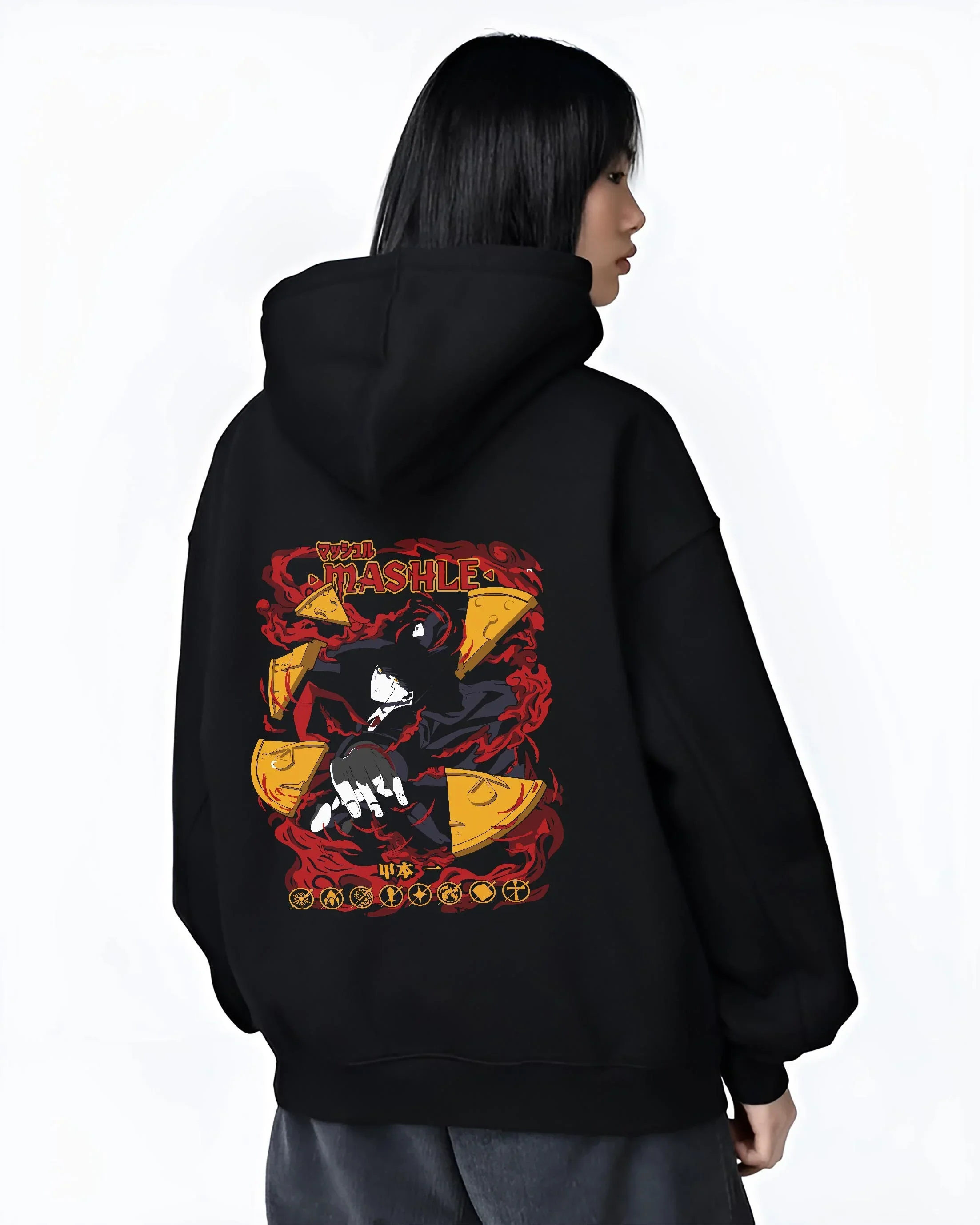 Mashle Hoodie Mash Burnedead Action Comedy Jumper - Image 3
