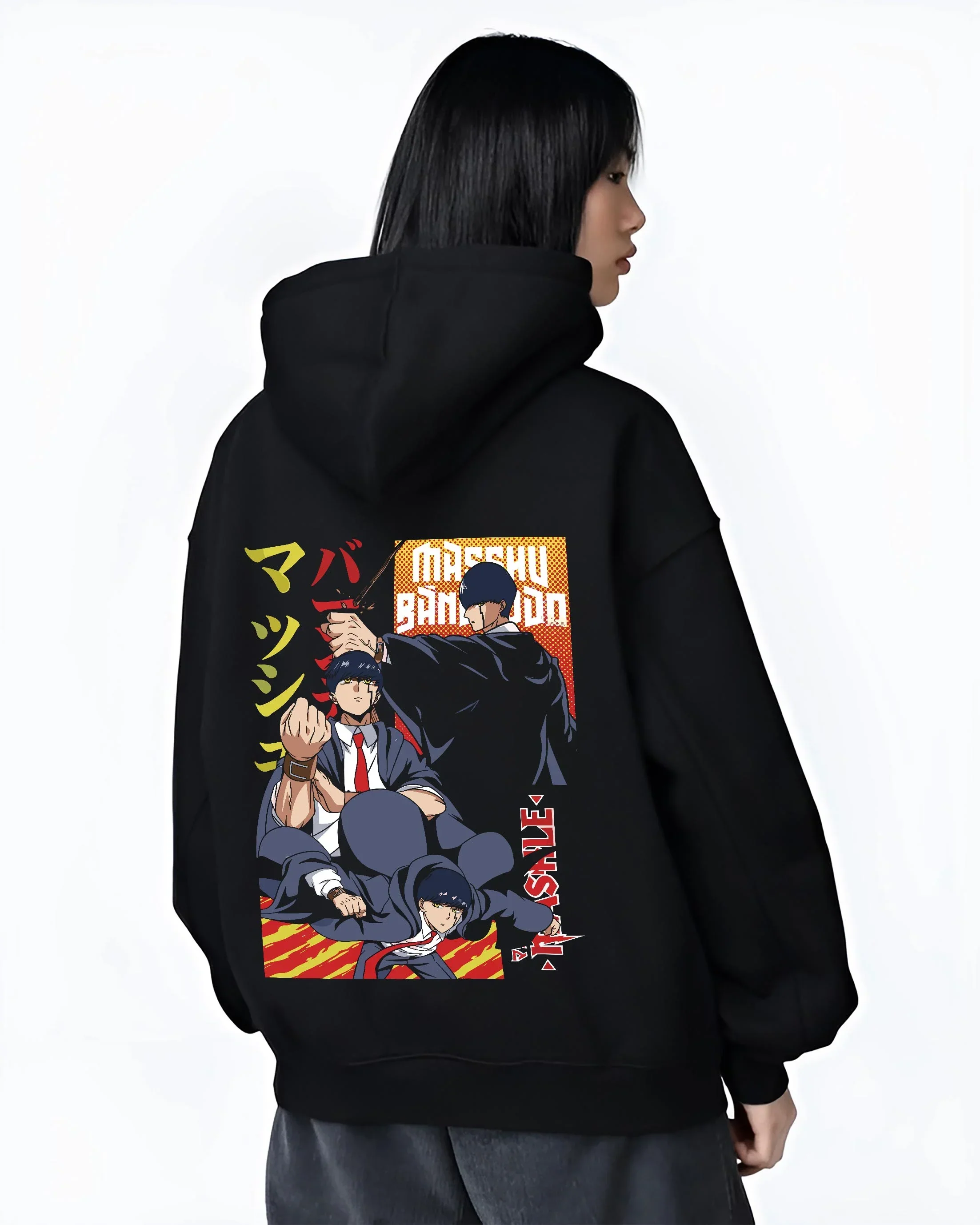 Mashle Magic Muscles Hoodie Action Pose Anime Jumper - Image 3