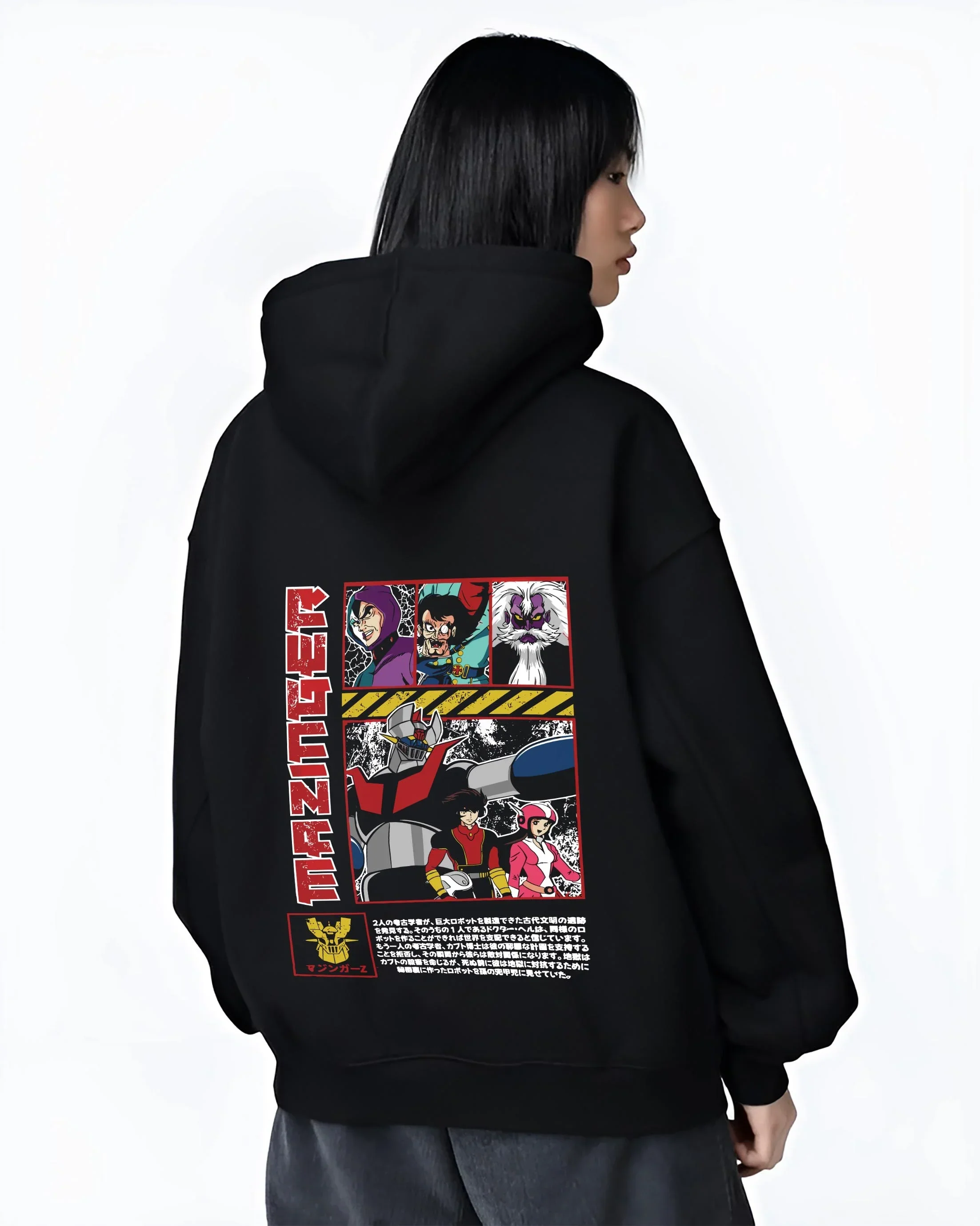 Mazinger Z Robot Hoodie Mecha Anime Classic - Image 3