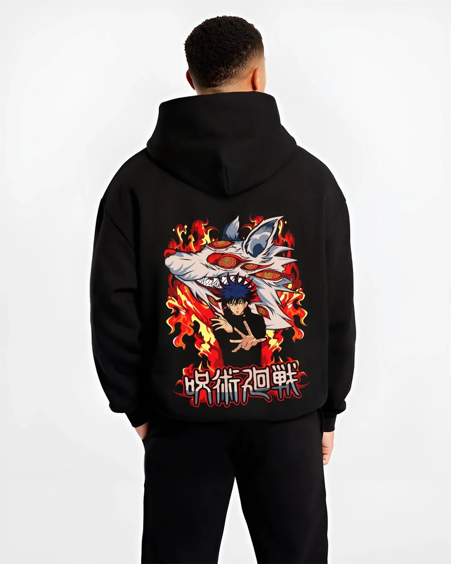 Megumi Fushiguro Hoodie Jujutsu Kaisen Chimera - Image 2