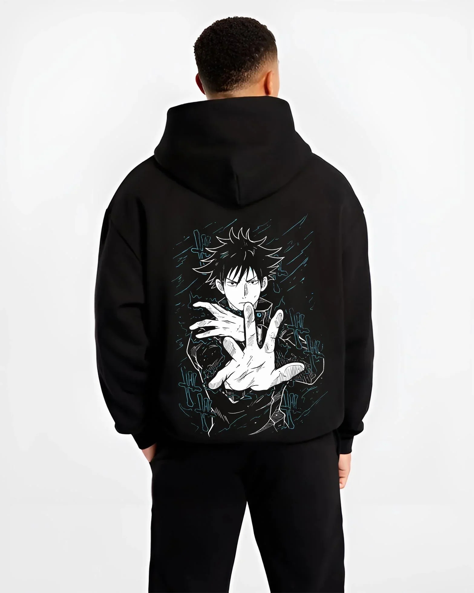 Megumi Fushiguro Hoodie Jujutsu Kaisen Shadows - Image 2