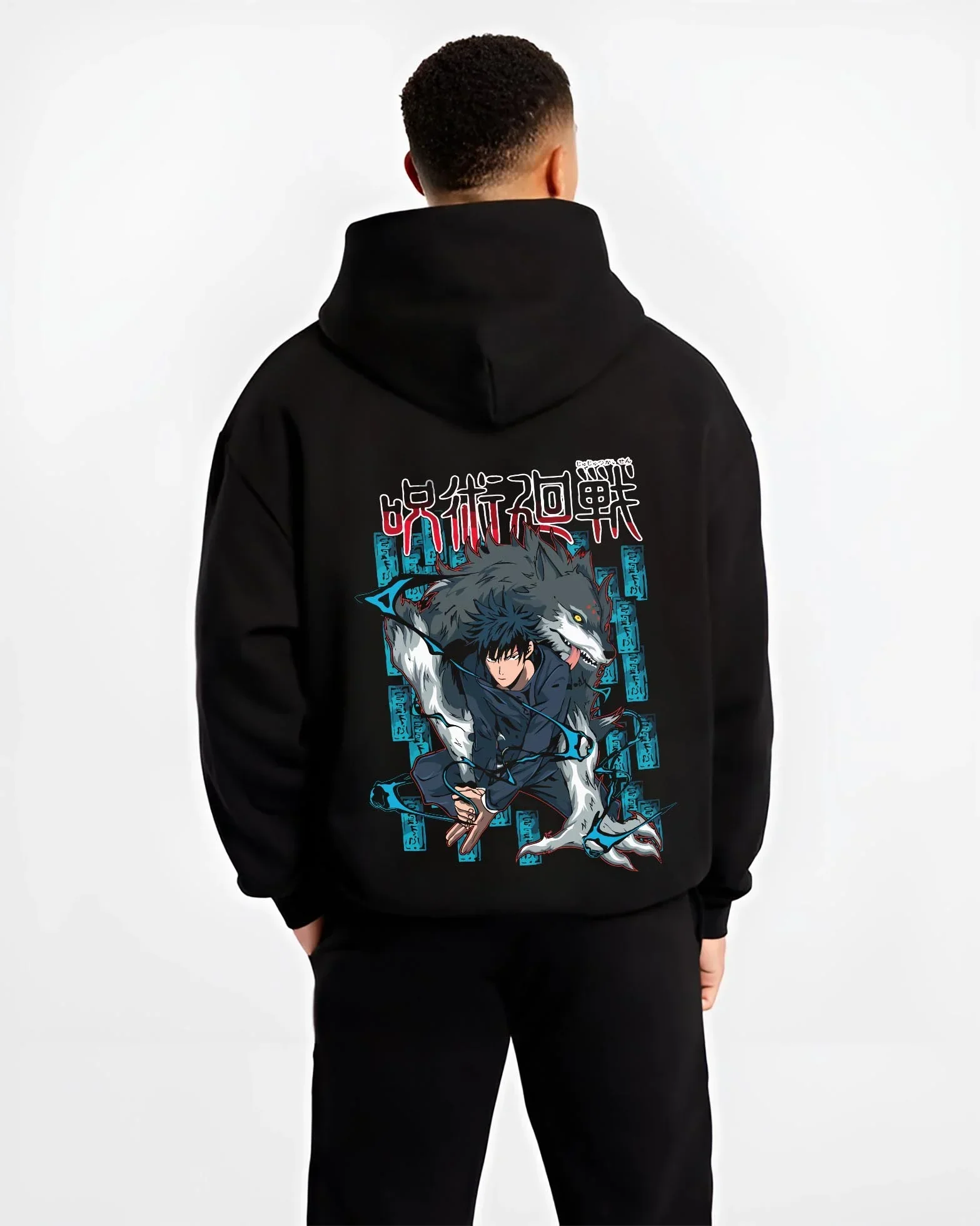 Megumi Fushiguro Hoodie Jujutsu Kaisen Shikigami - Image 2