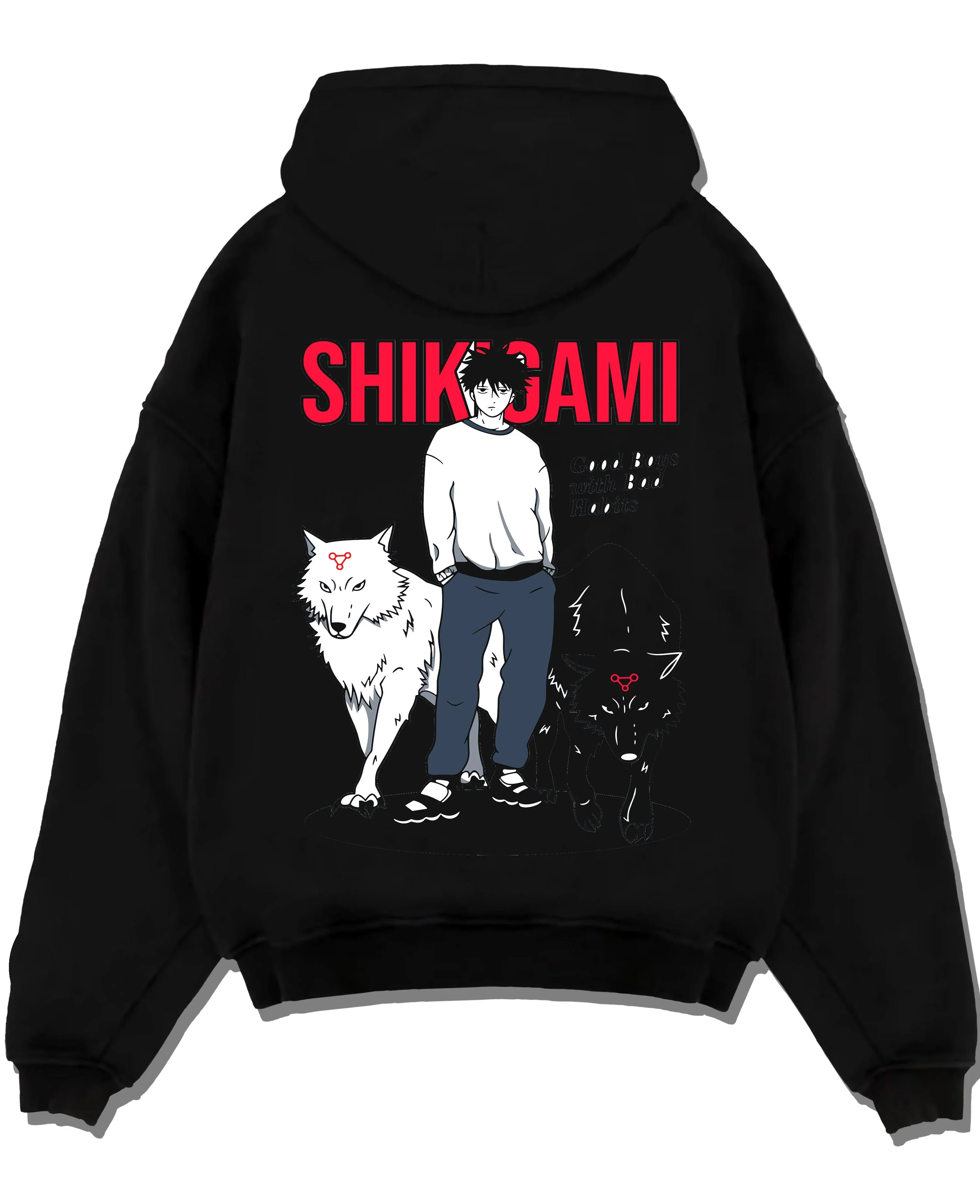 Megumi Jujutsu Kaisen Hoodie Ten Shadows Summon Style