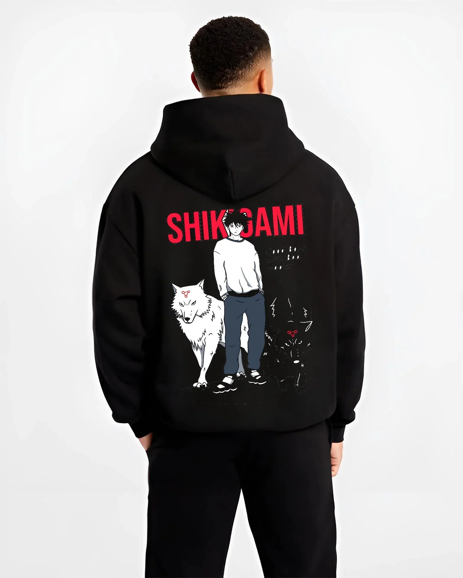Megumi Jujutsu Kaisen Hoodie Ten Shadows Summon Style - Image 2