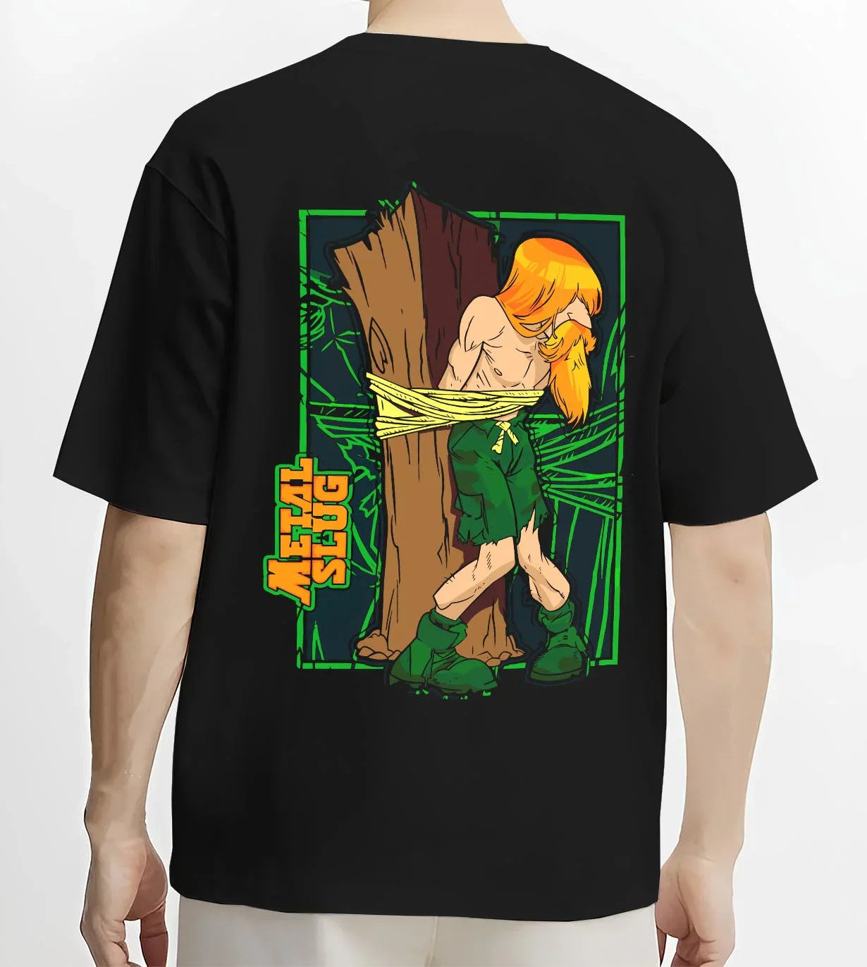 Metal Slug Homeless Guy Hoodie Classic Game Retro - Image 4