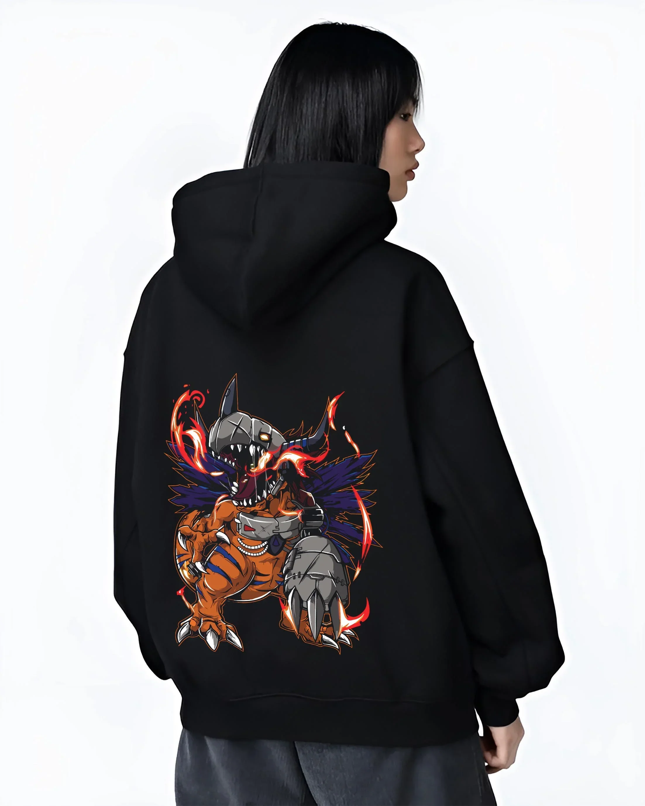 MetalGreymon Hoodie Digimon Evolution Monster - Image 3