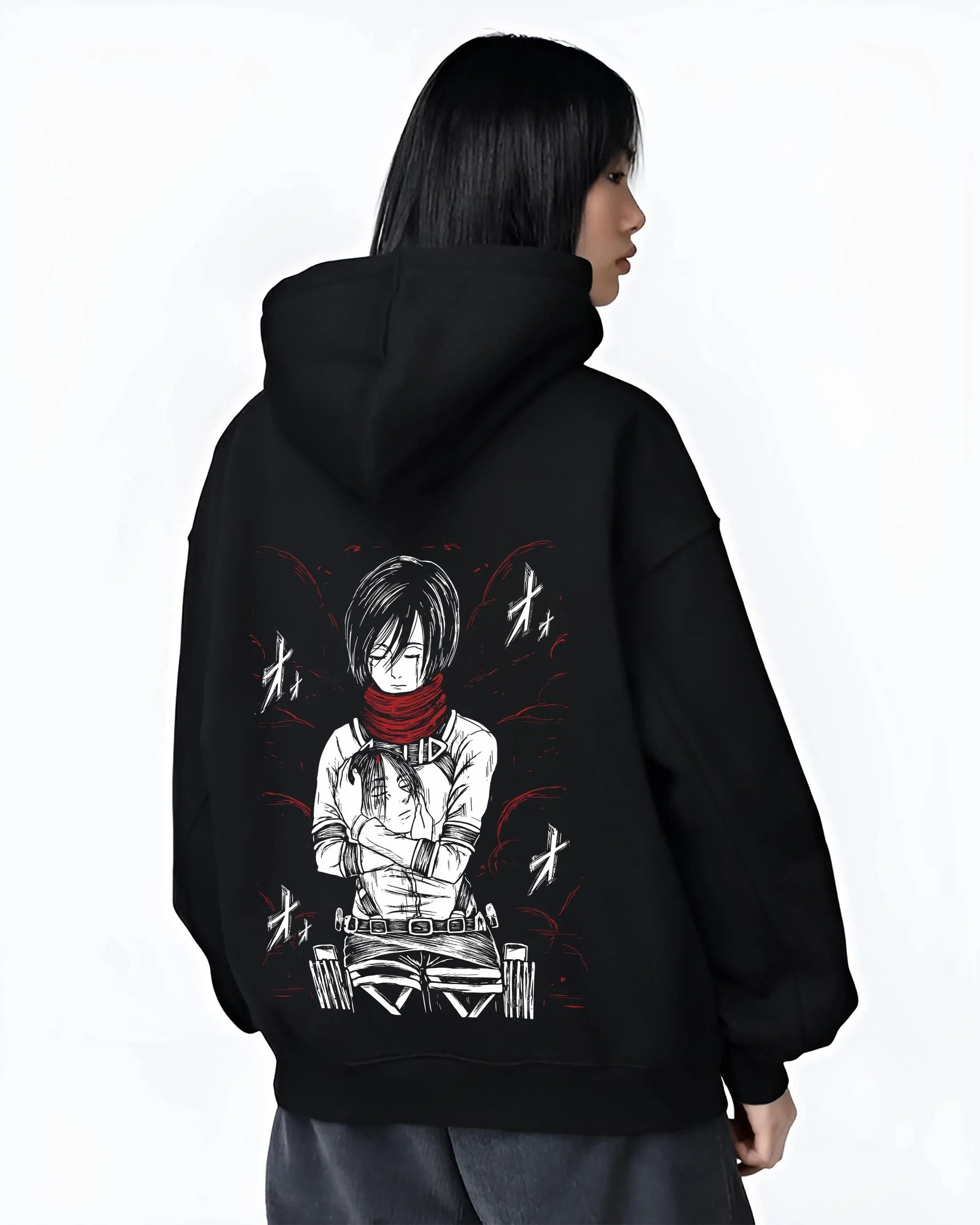 Mikasa Ackerman Hoodie Attack on Titan Winter Gear - Image 3