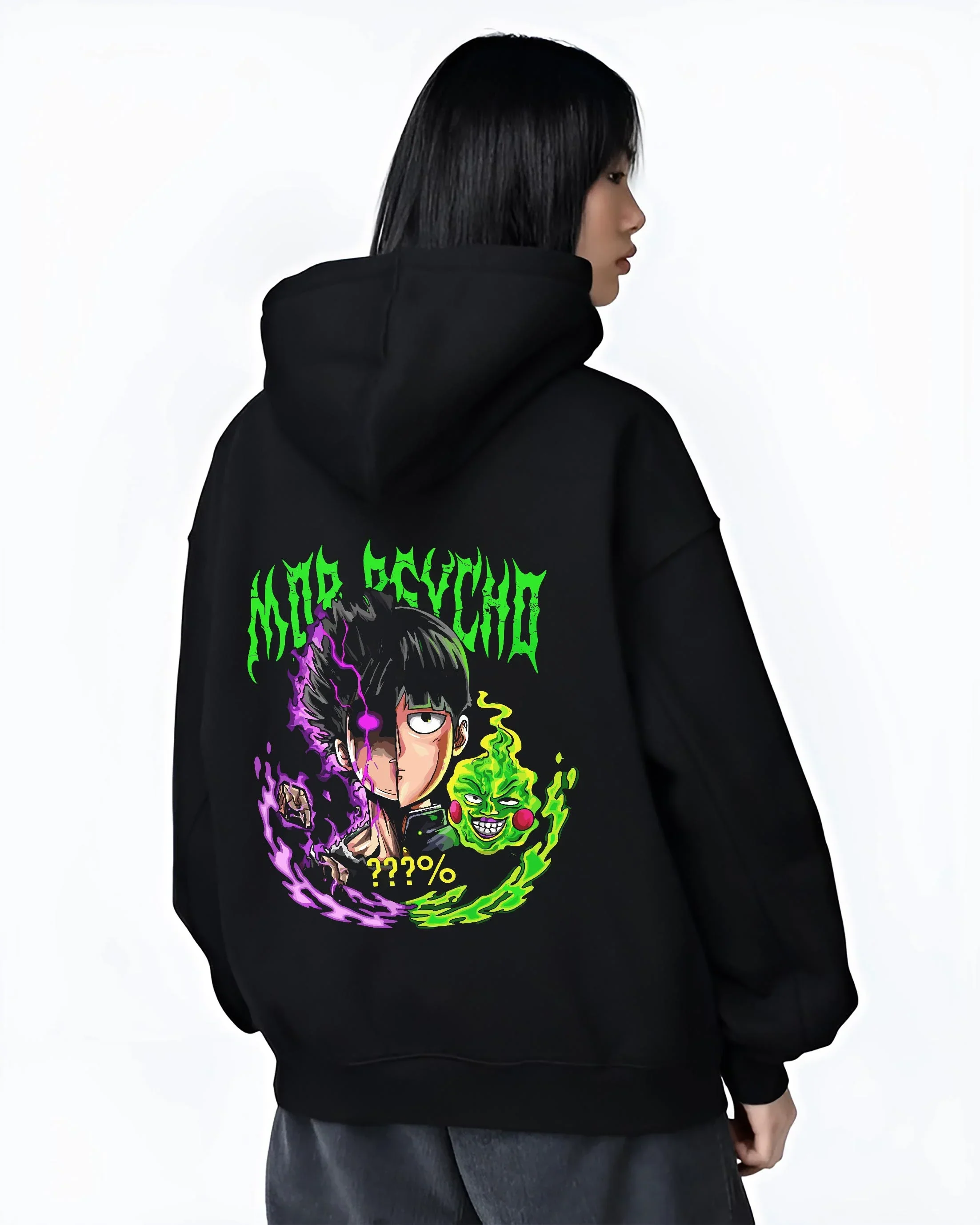 Mob Psycho 100 Hoodie Shigeo Kageyama Esper Jumper - Image 3