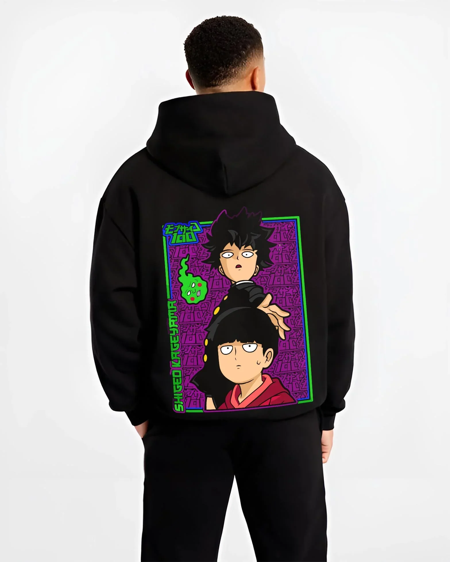 Mob Psycho Hoodie Mob Psycho 100 Psychic Duo - Image 2