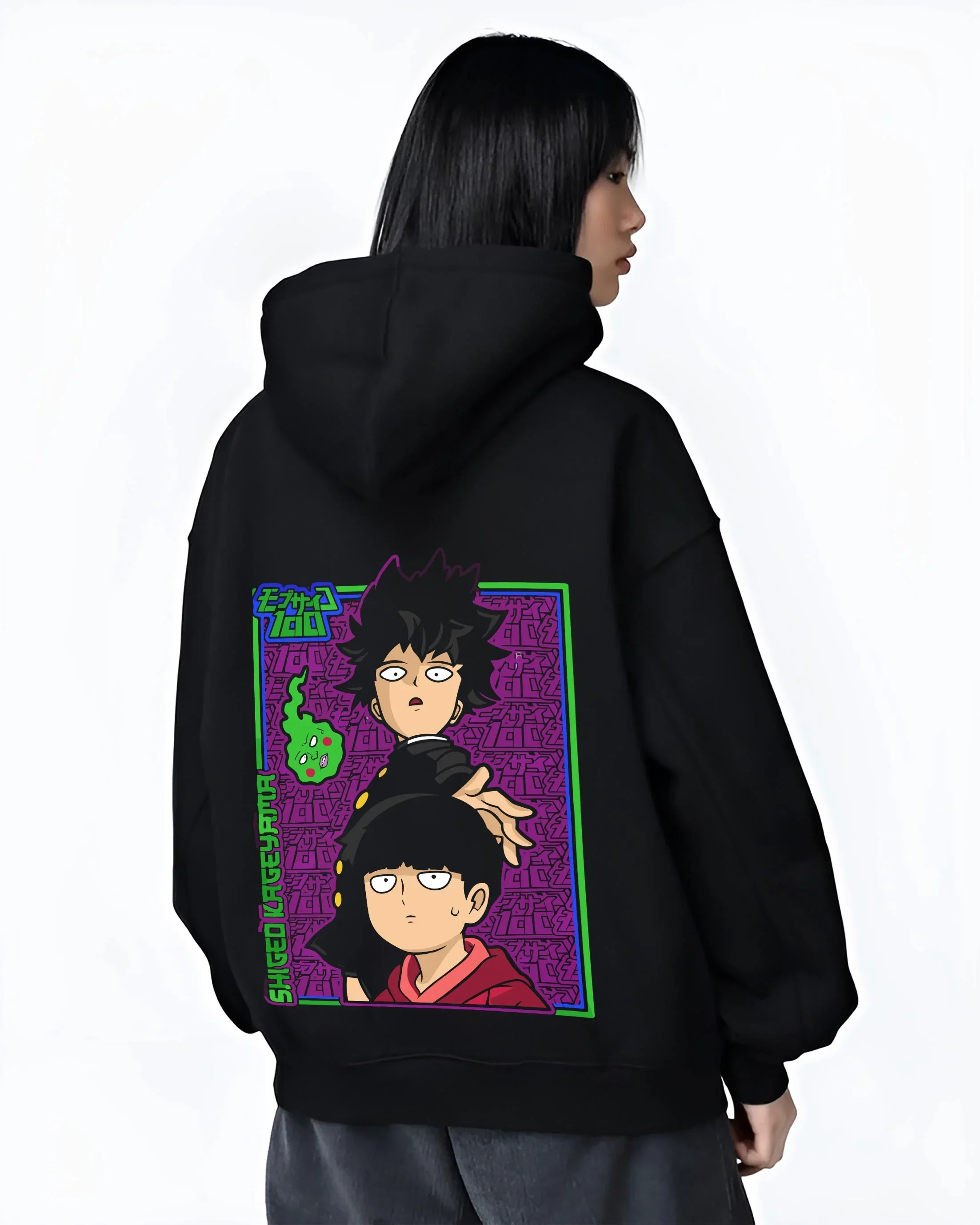 Mob Psycho Hoodie Mob Psycho 100 Psychic Duo - Image 3