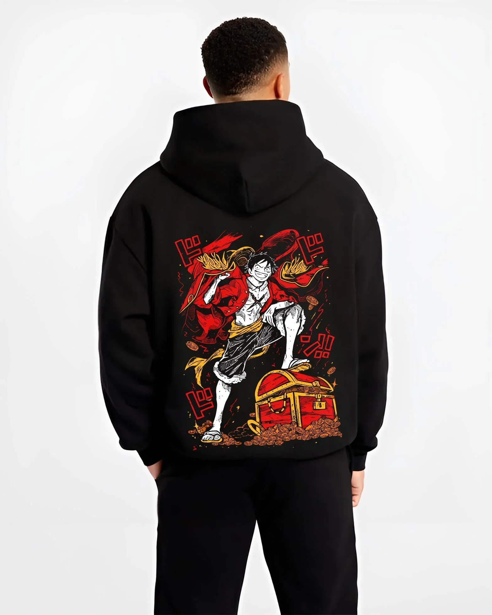 Monkey D. Luffy Hoodie One Piece Pirate King - Image 2