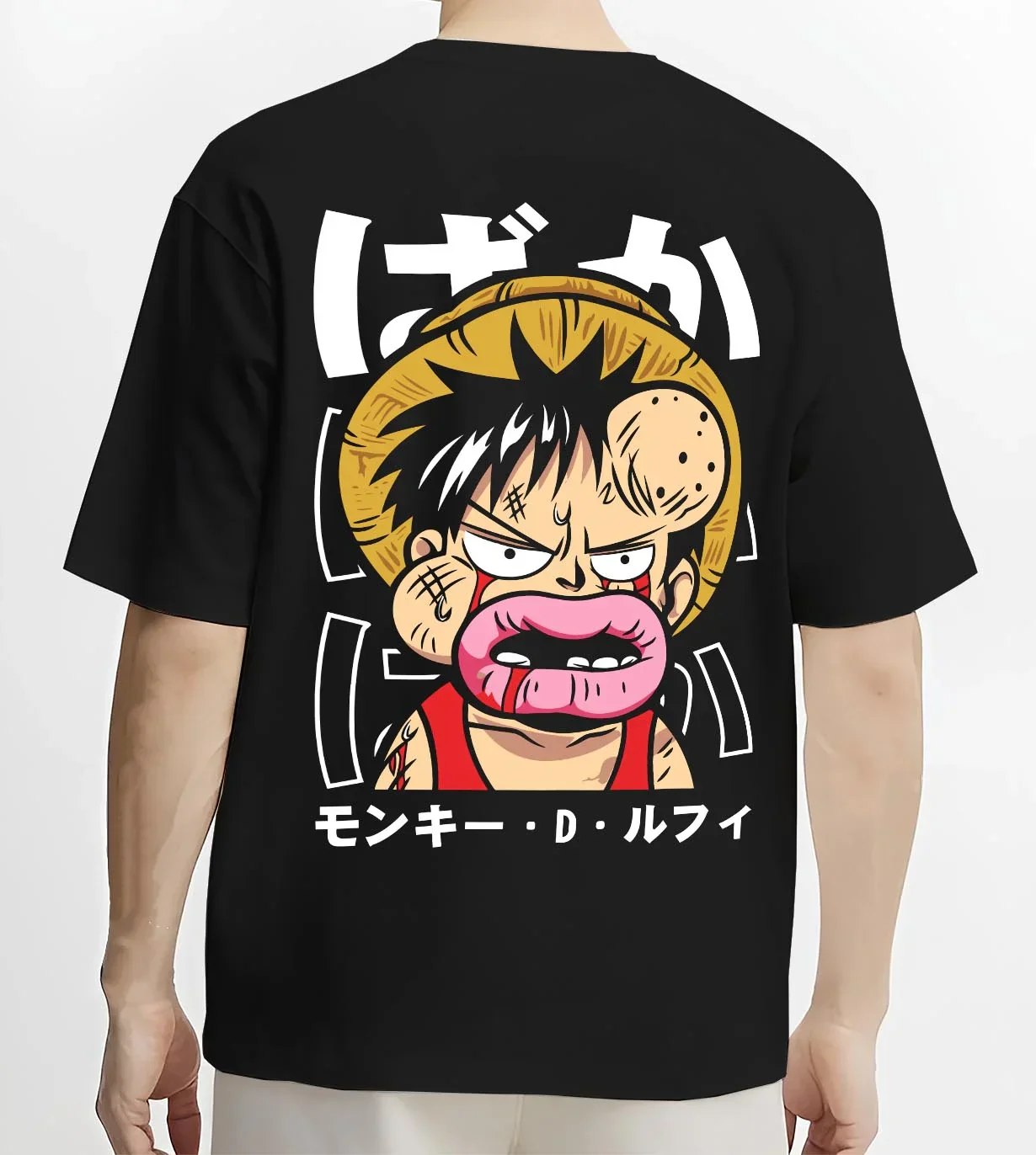 Monkey D Luffy Hoodie One Piece Funny Face - Image 4