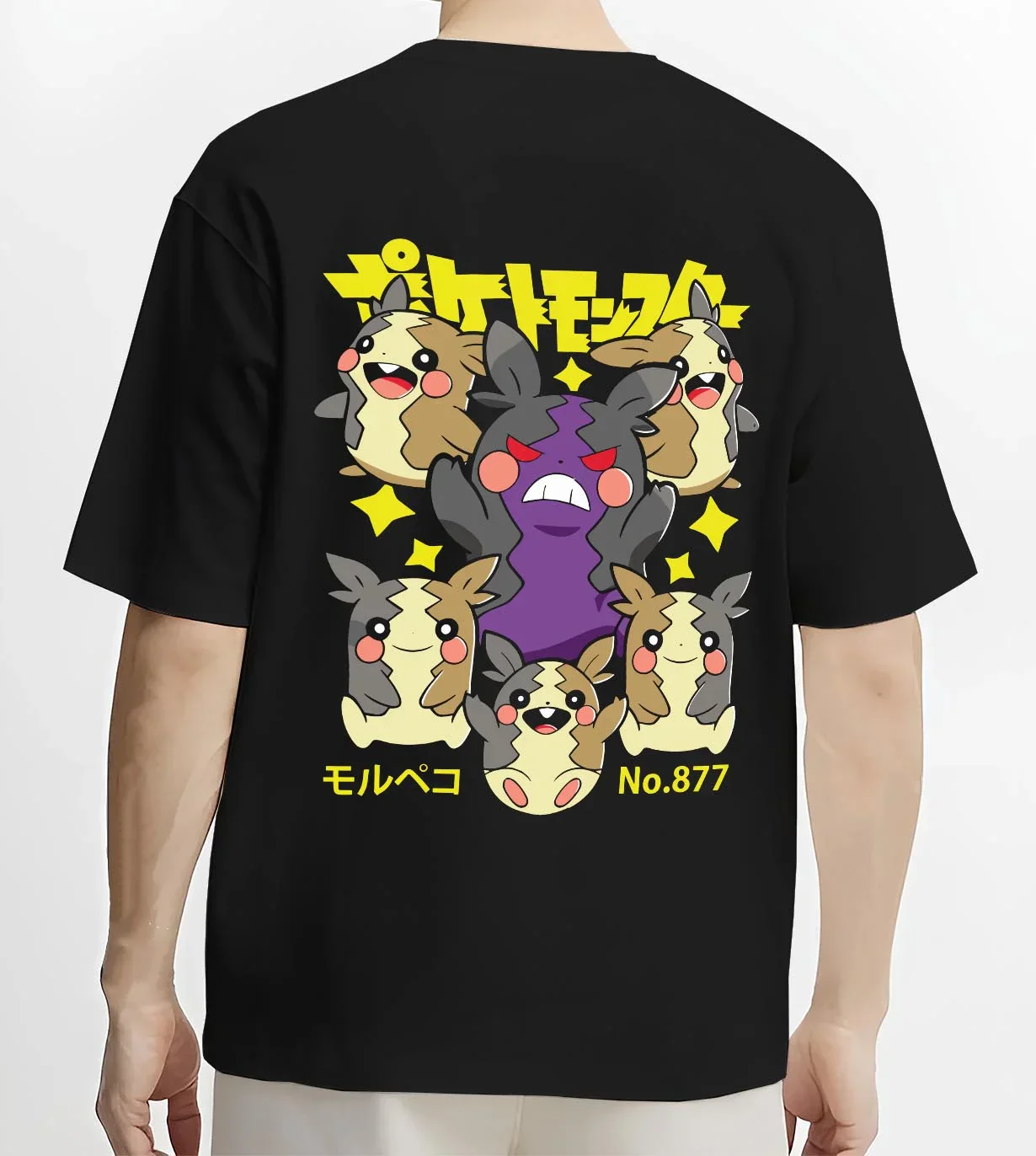 Morpeko Pokémon Hoodie Character Evolution Form - Image 4