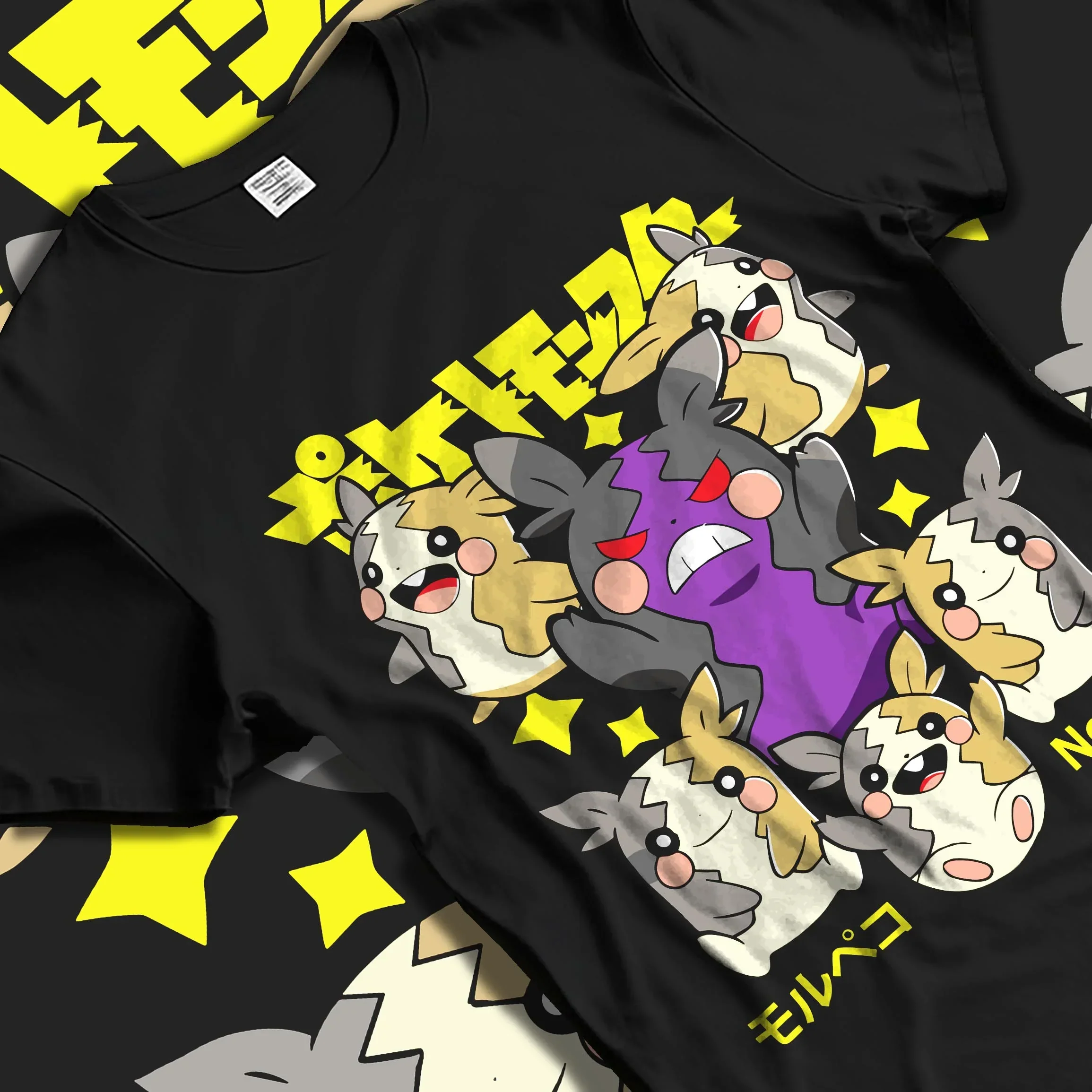 Morpeko Pokémon Hoodie Character Evolution Form - Image 5