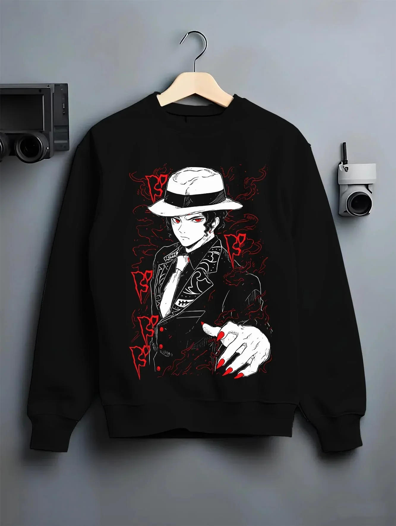 Muzan Kibutsuji Kimetsu no Yaiba Hoodie Dark Suit - Image 6