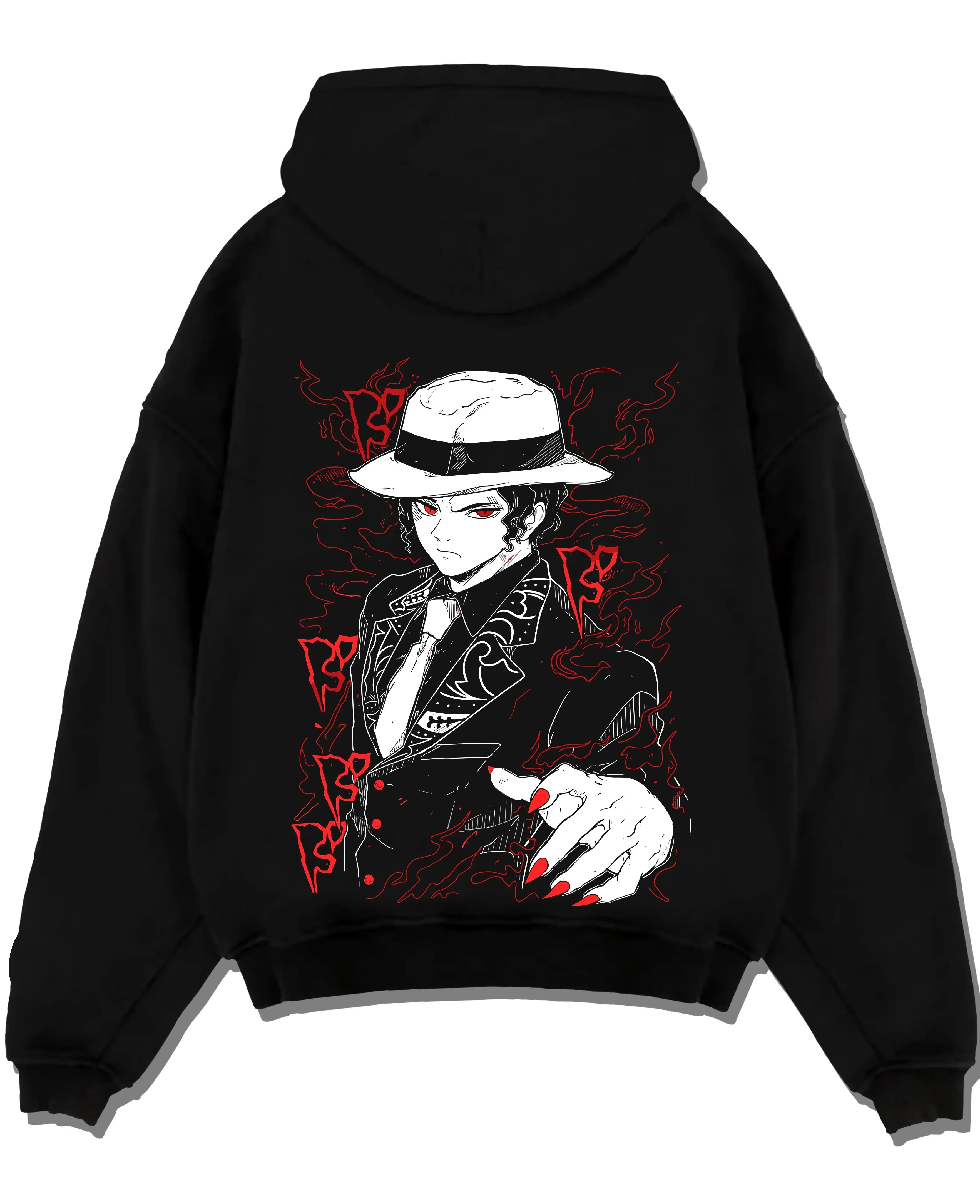 Muzan Kibutsuji Hoodie Demon Slayer Suit Design
