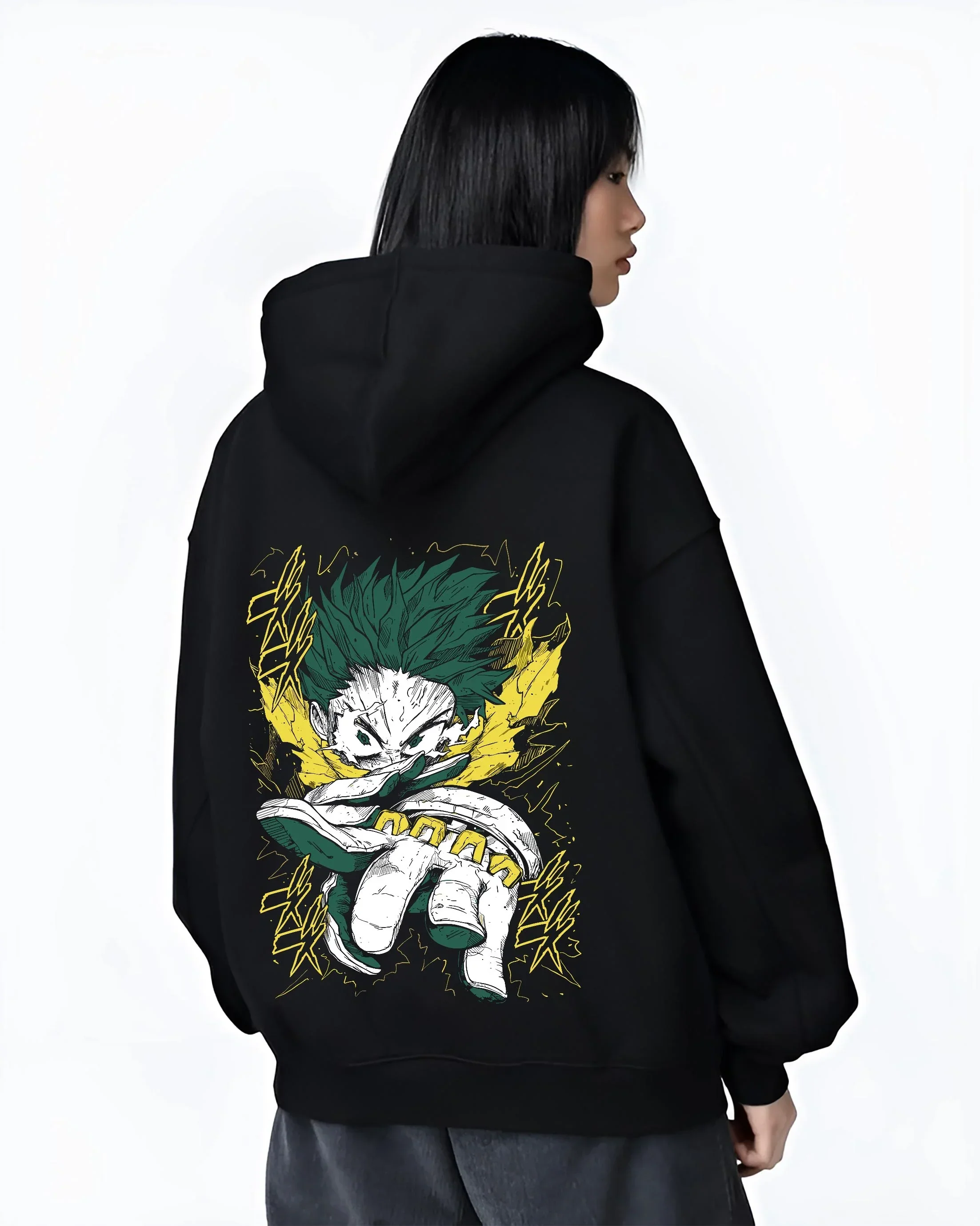 My Hero Academia Hoodie Izuku Midoriya Full Power - Image 3