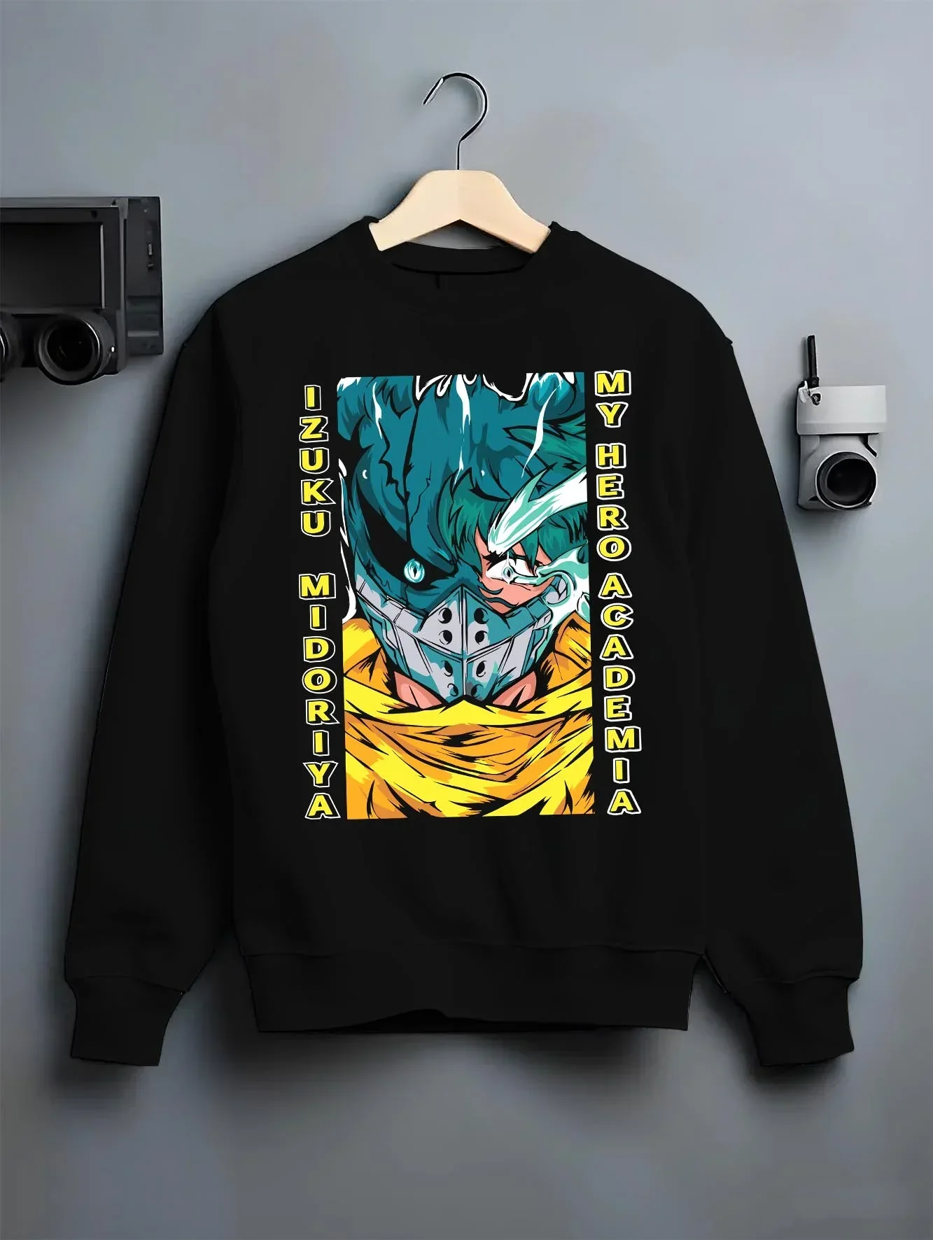 My Hero Academia Hoodie Izuku Midoriya Mask Jumper - Image 6