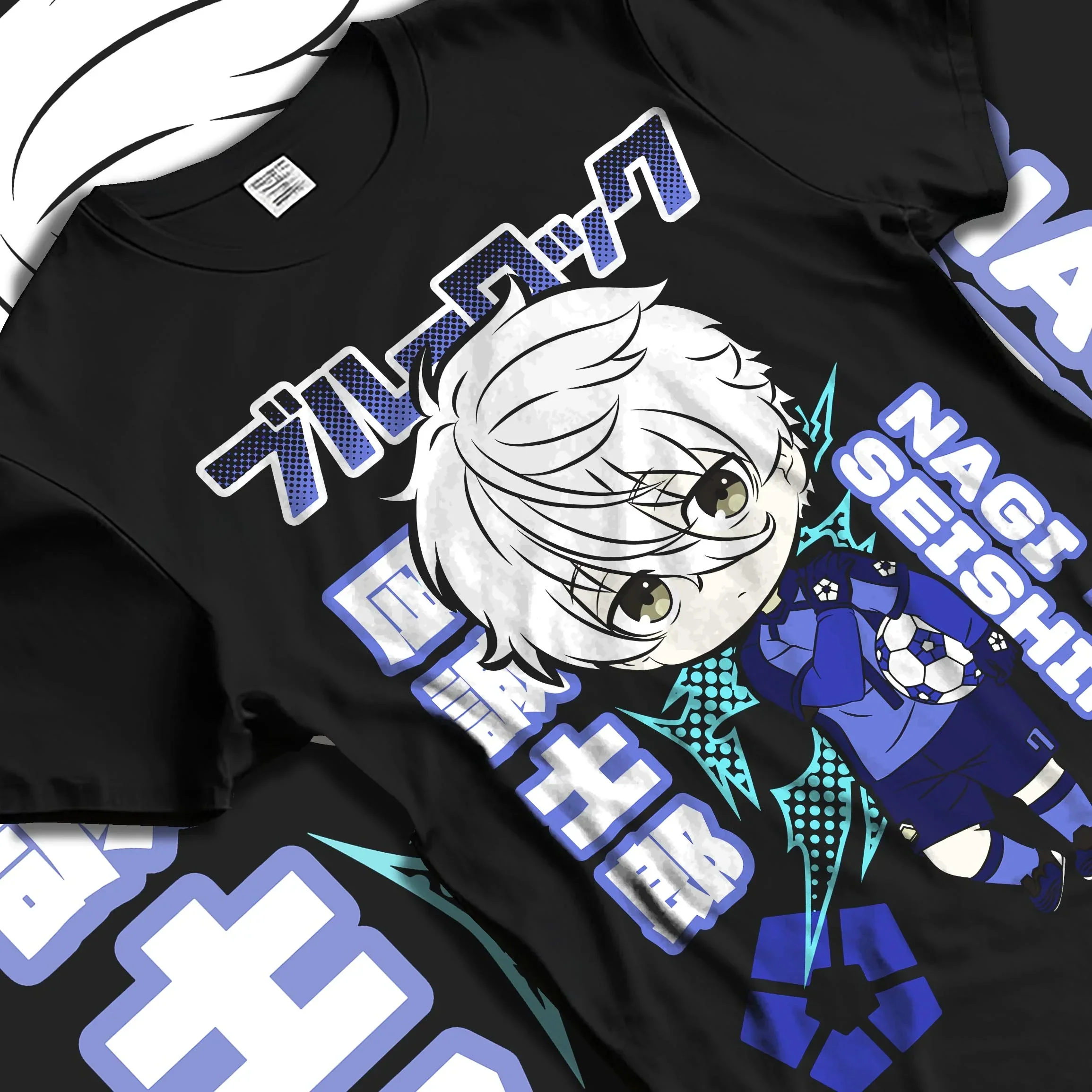 Nagi Seishiro Hoodie Blue Lock Striker Icon - Image 5