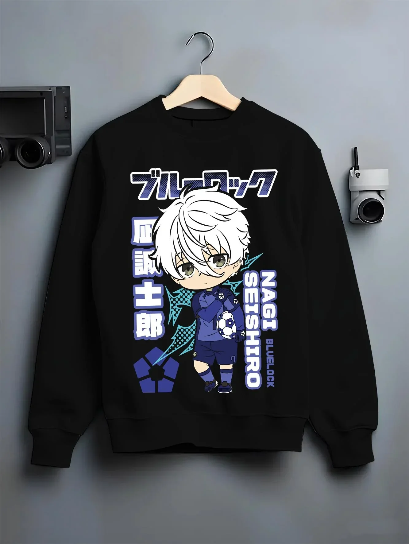 Nagi Seishiro Hoodie Blue Lock Striker Icon - Image 6