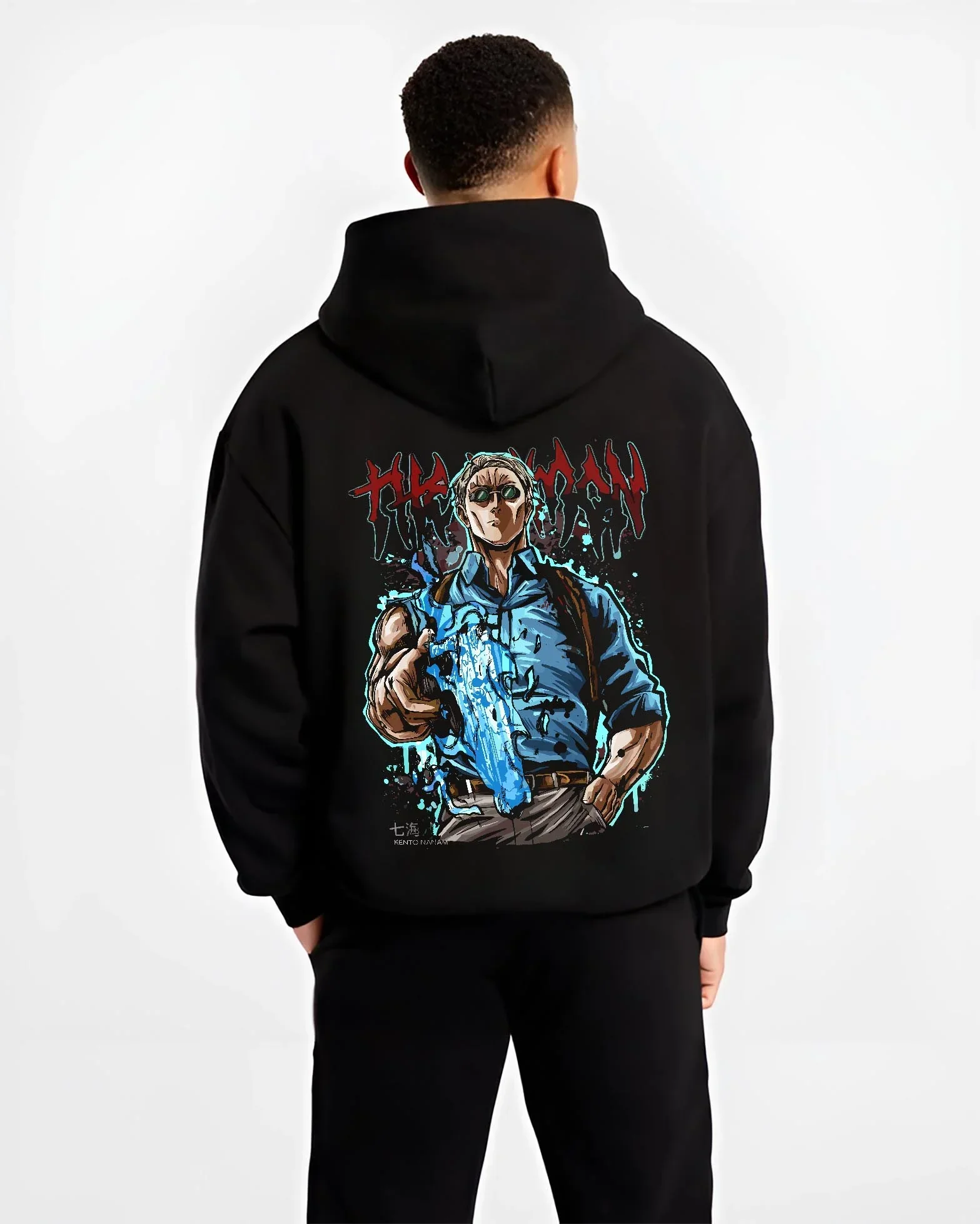 Nanami Kento Hoodie Jujutsu Kaisen Anime Sorcerer Blade - Image 2