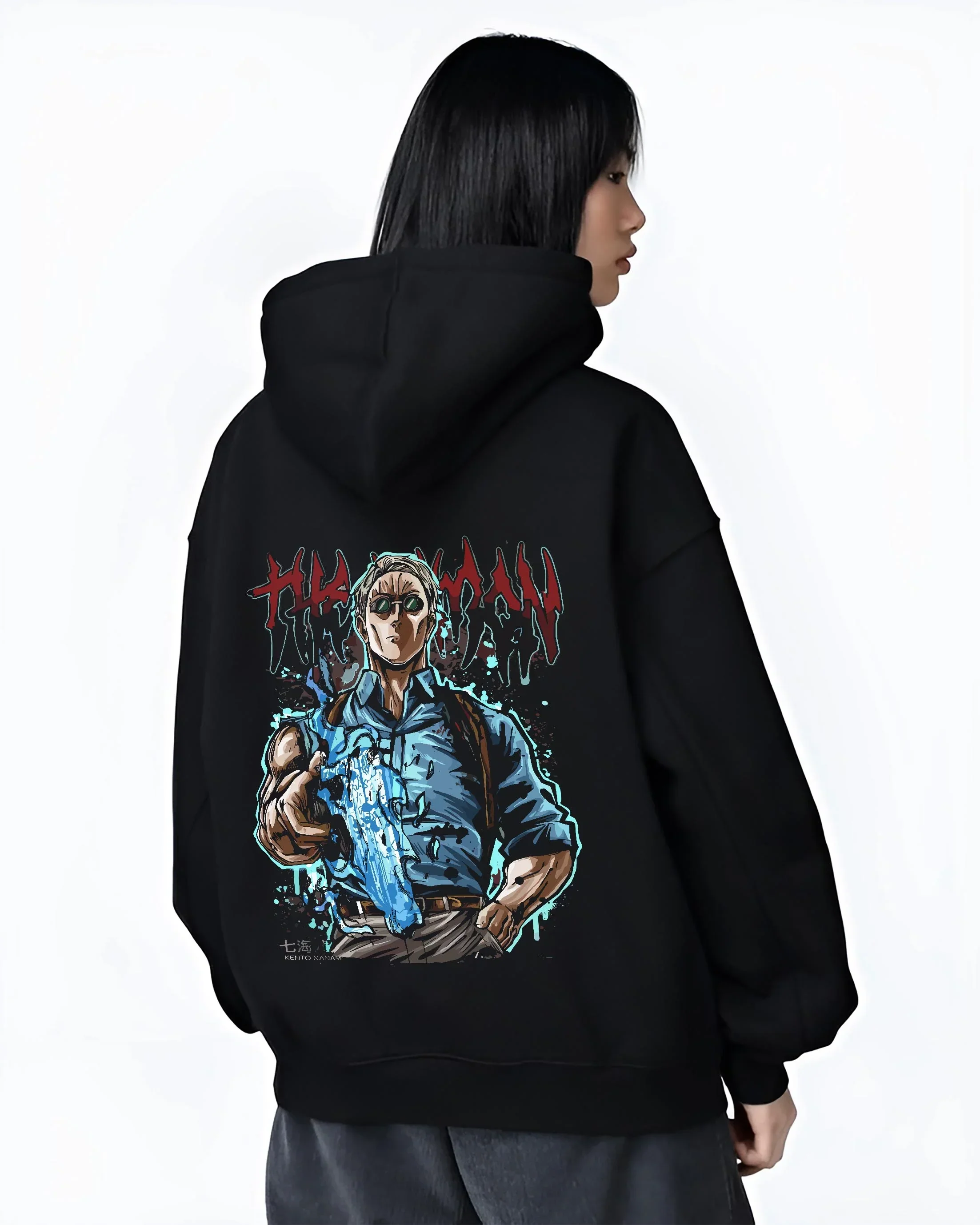 Nanami Kento Hoodie Jujutsu Kaisen Anime Sorcerer Blade - Image 3